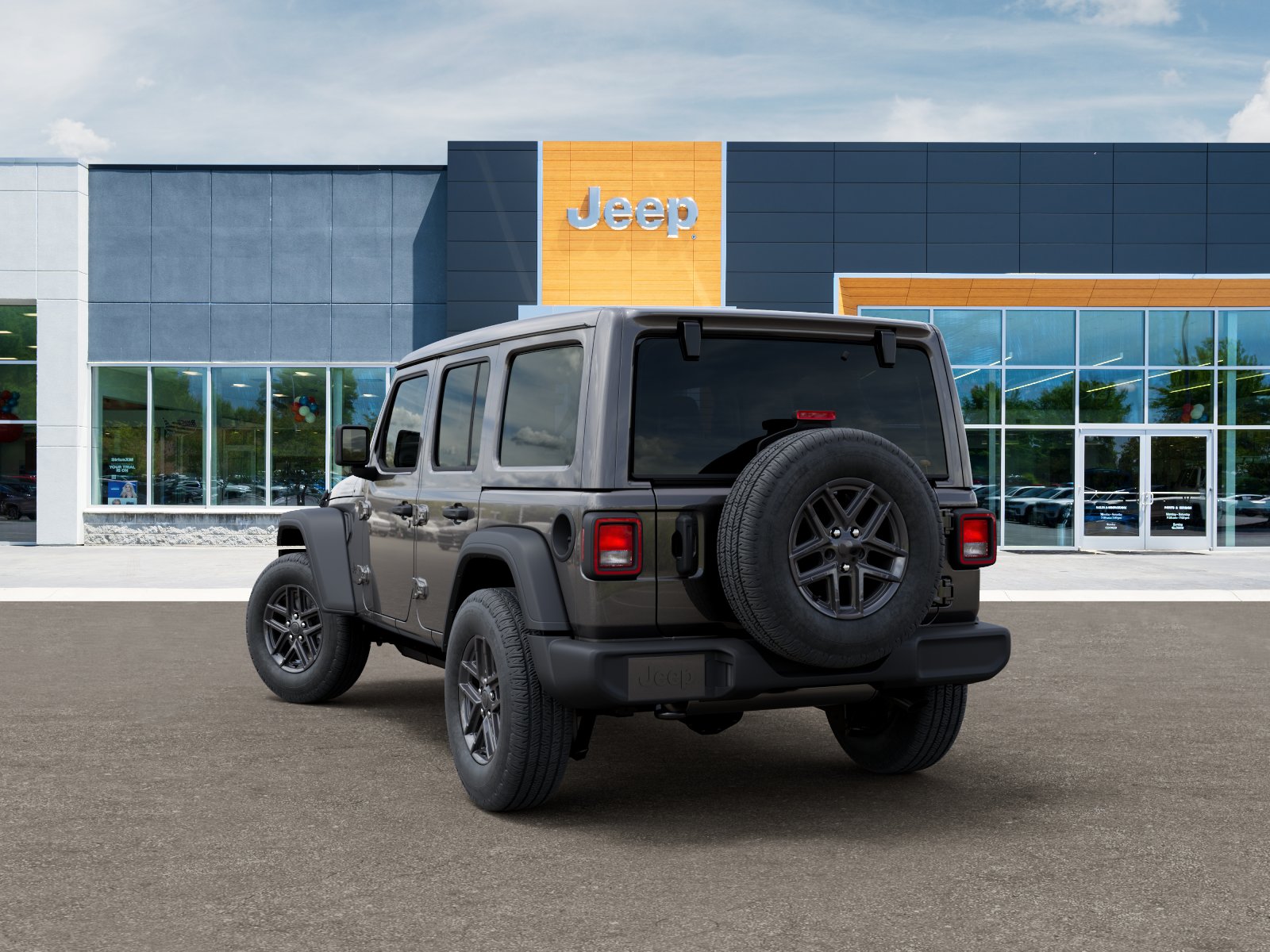 New 2026 Granite Crystal Metallic Clear-Coat Exterior Paint Jeep Sport S image 29