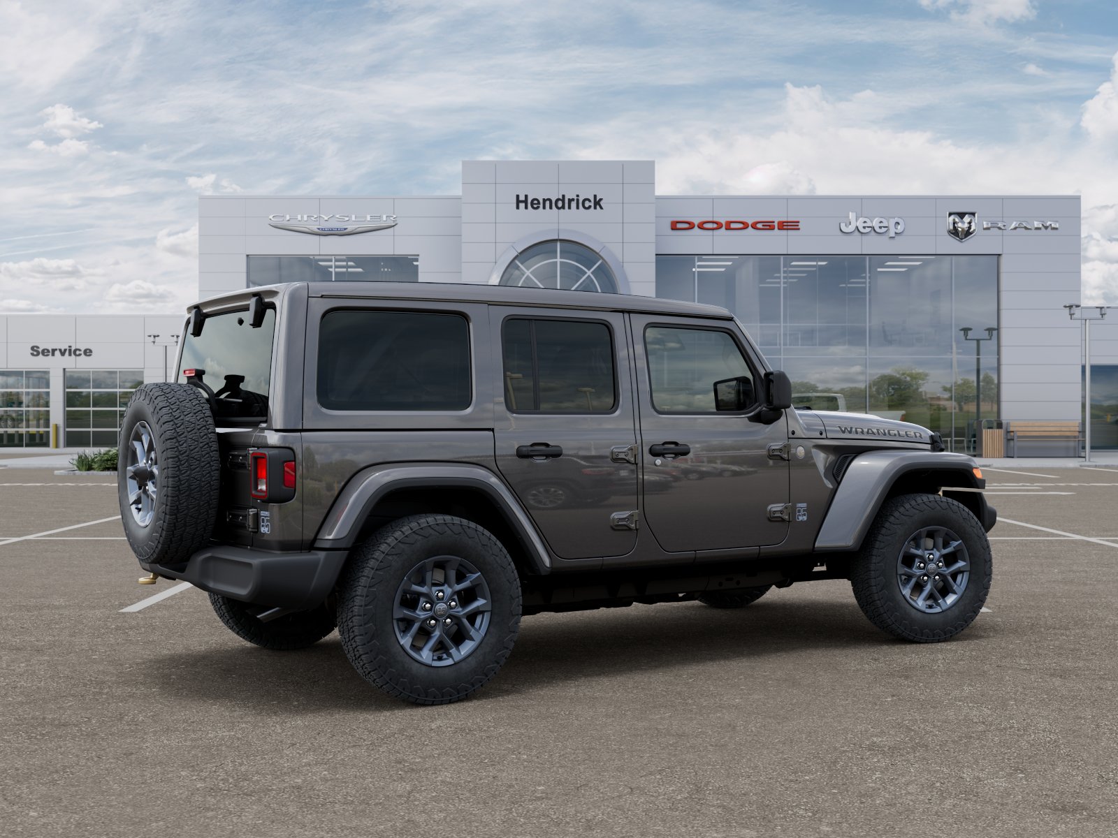 New 2026 Granite Crystal Metallic Clear-Coat Exterior Paint Jeep 85th Anniversary image 43