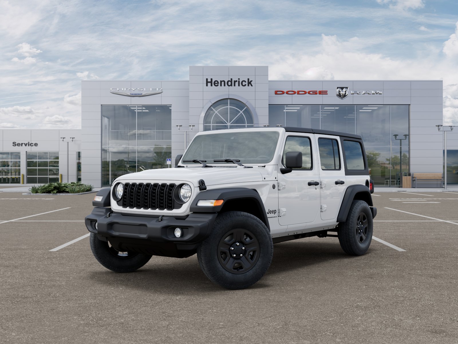 New 2026 Bright White Clear-Coat Exterior Paint Jeep Sport image 35