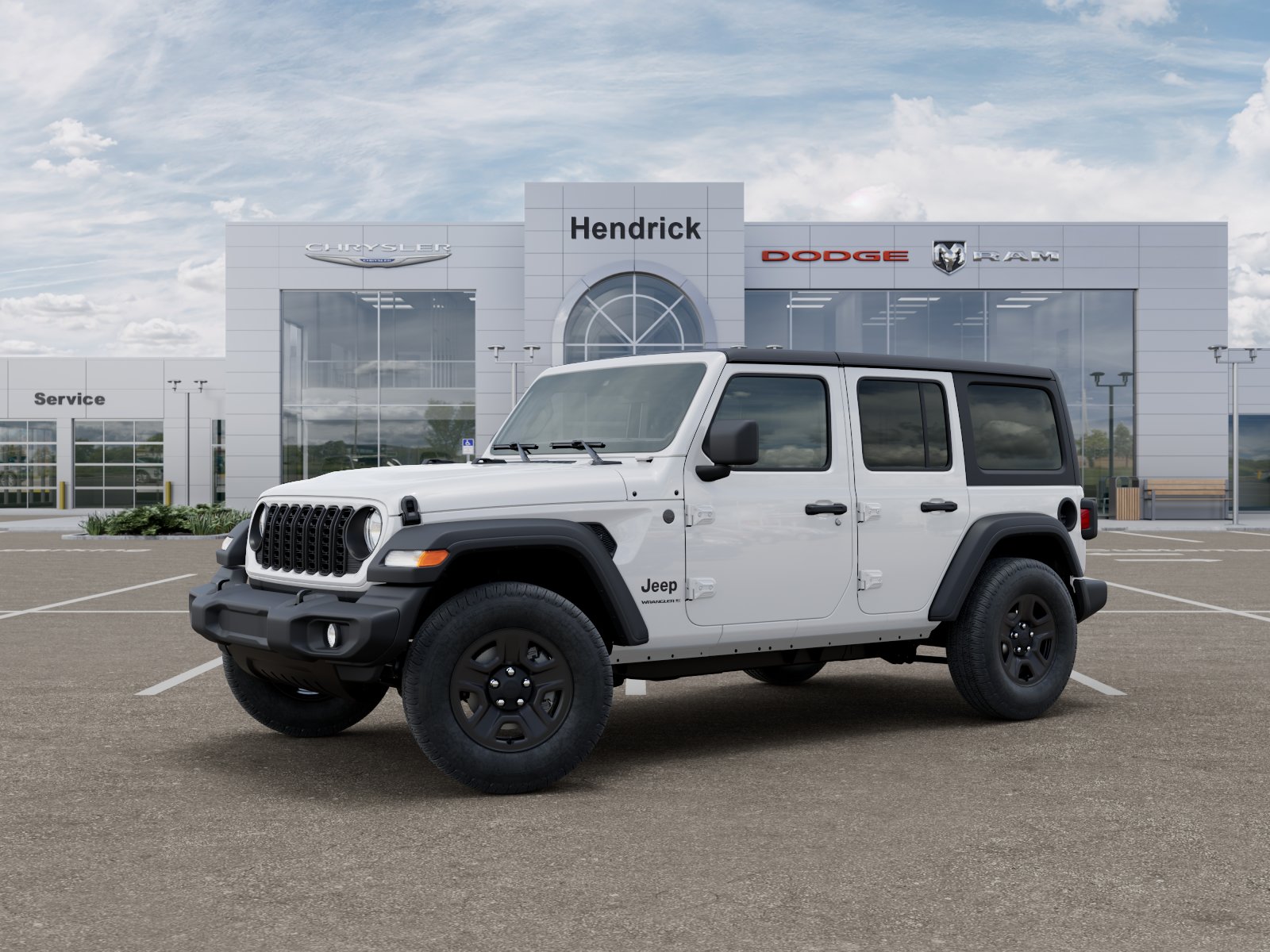New 2026 Bright White Clear-Coat Exterior Paint Jeep Sport image 36