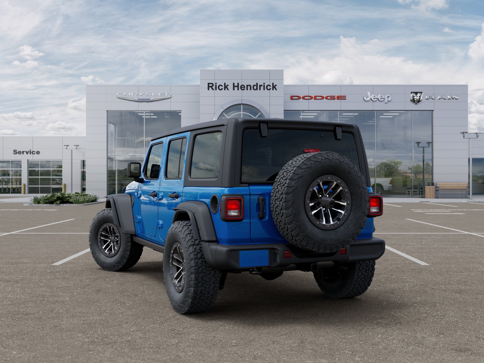 New 2026 Hydro Blue Pearl-Coat Exterior Paint Jeep Willys image 38