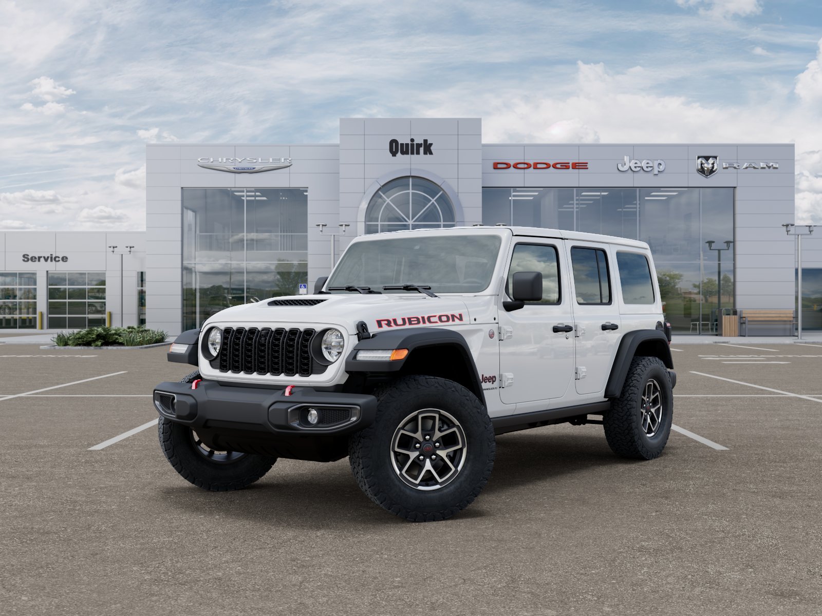 New 2026 Bright White Clearcoat Jeep Rubicon image 27
