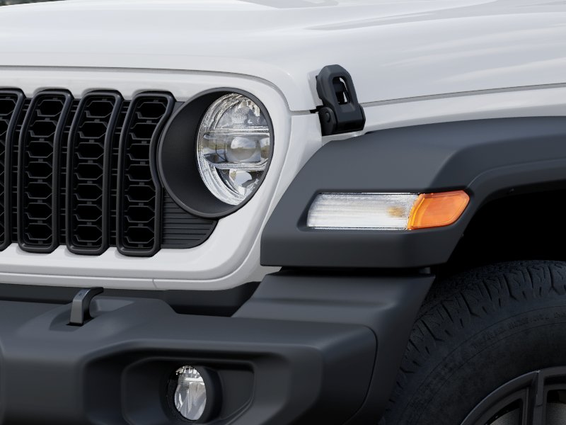 New 2026 Bright White Clear-Coat Exterior Paint Jeep Sport S image 44