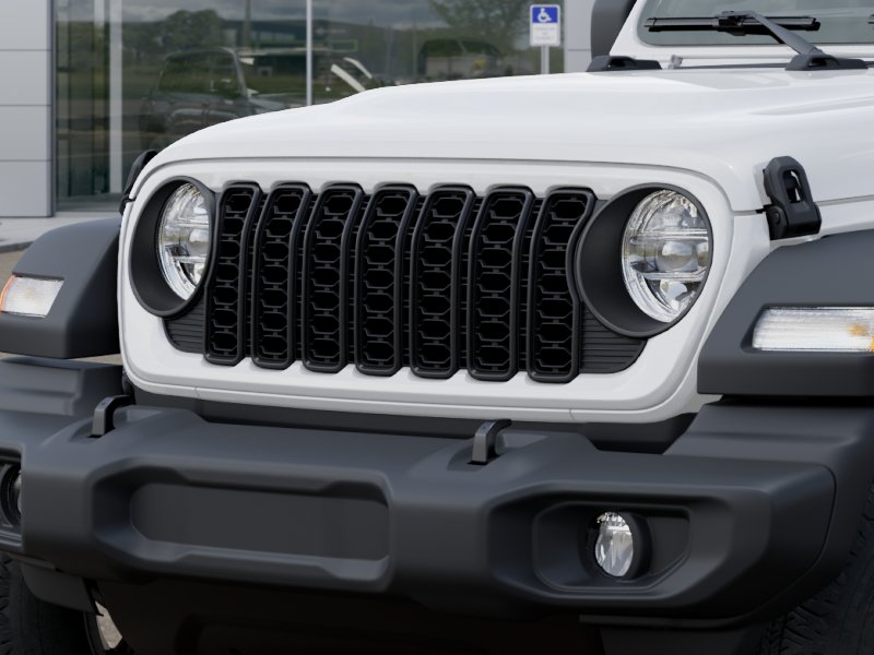 New 2026 Bright White Clear-Coat Exterior Paint Jeep Sport S image 45