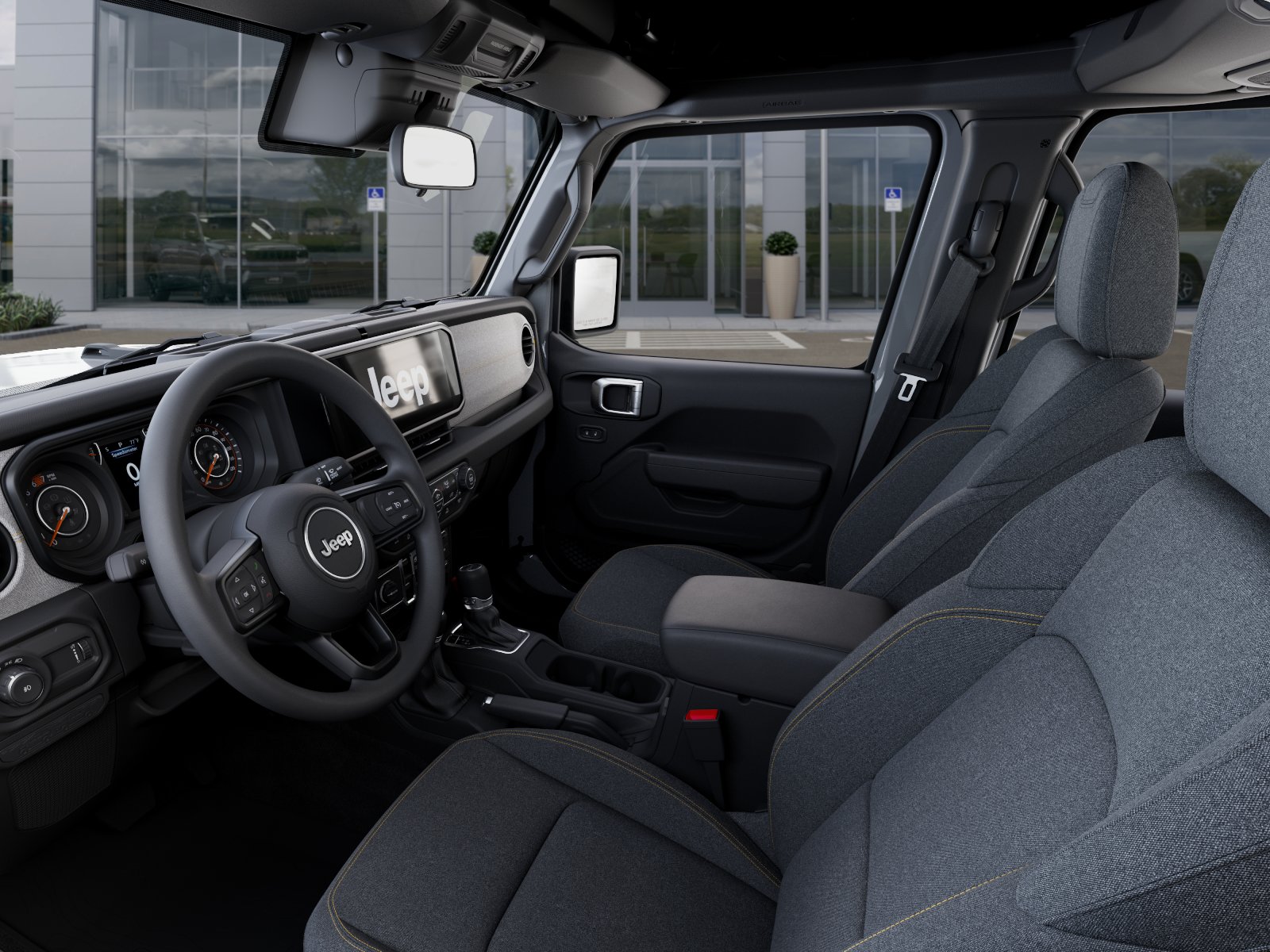 New 2026 Bright White Clearcoat Jeep Sport image 48