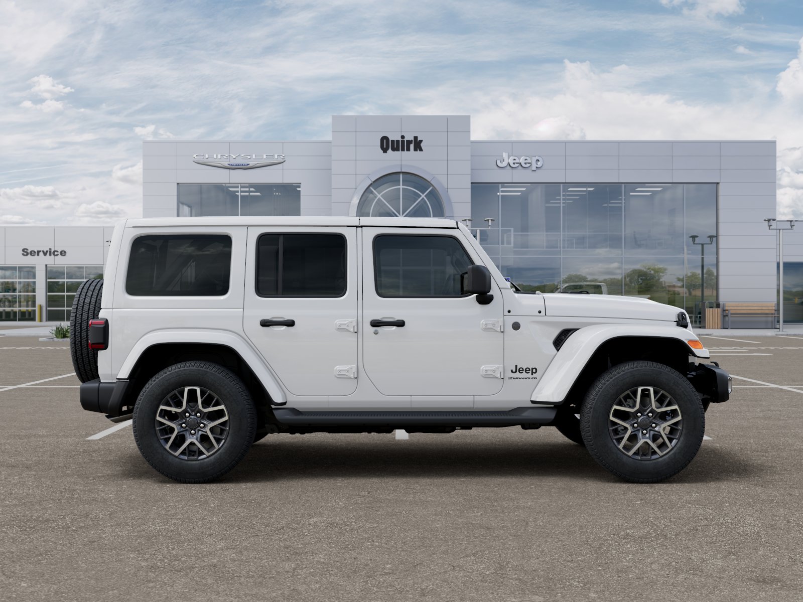 New 2026 Bright White Clearcoat Jeep Sahara image 47