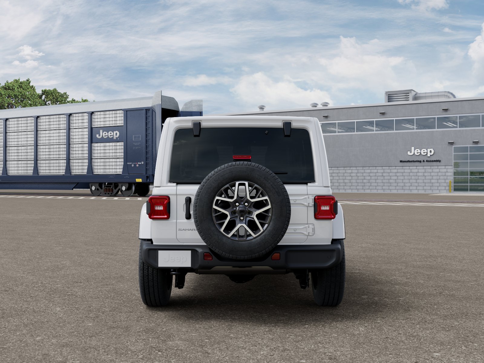 New 2026 Bright White Clearcoat Jeep Sahara image 33