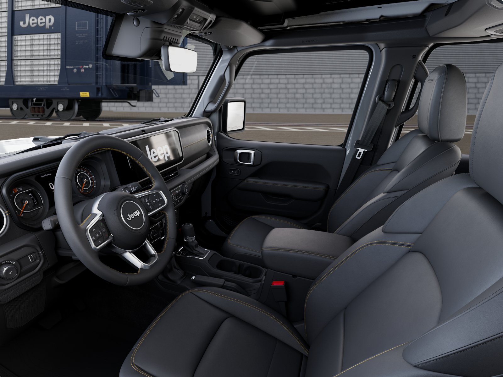 New 2026 Bright White Clearcoat Jeep Sahara image 48
