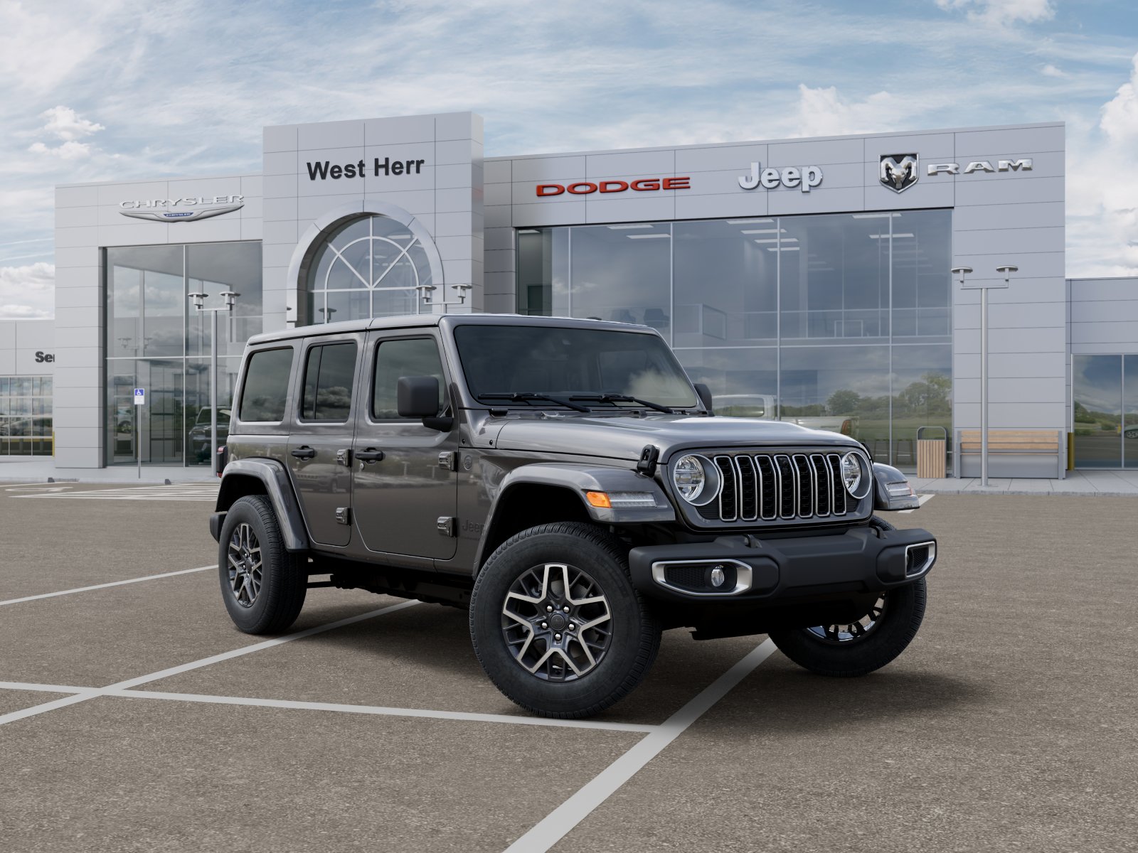 New 2026 Granite Crystal Metallic Clear Jeep WRANGLER 4-DOOR SAHARA image 5