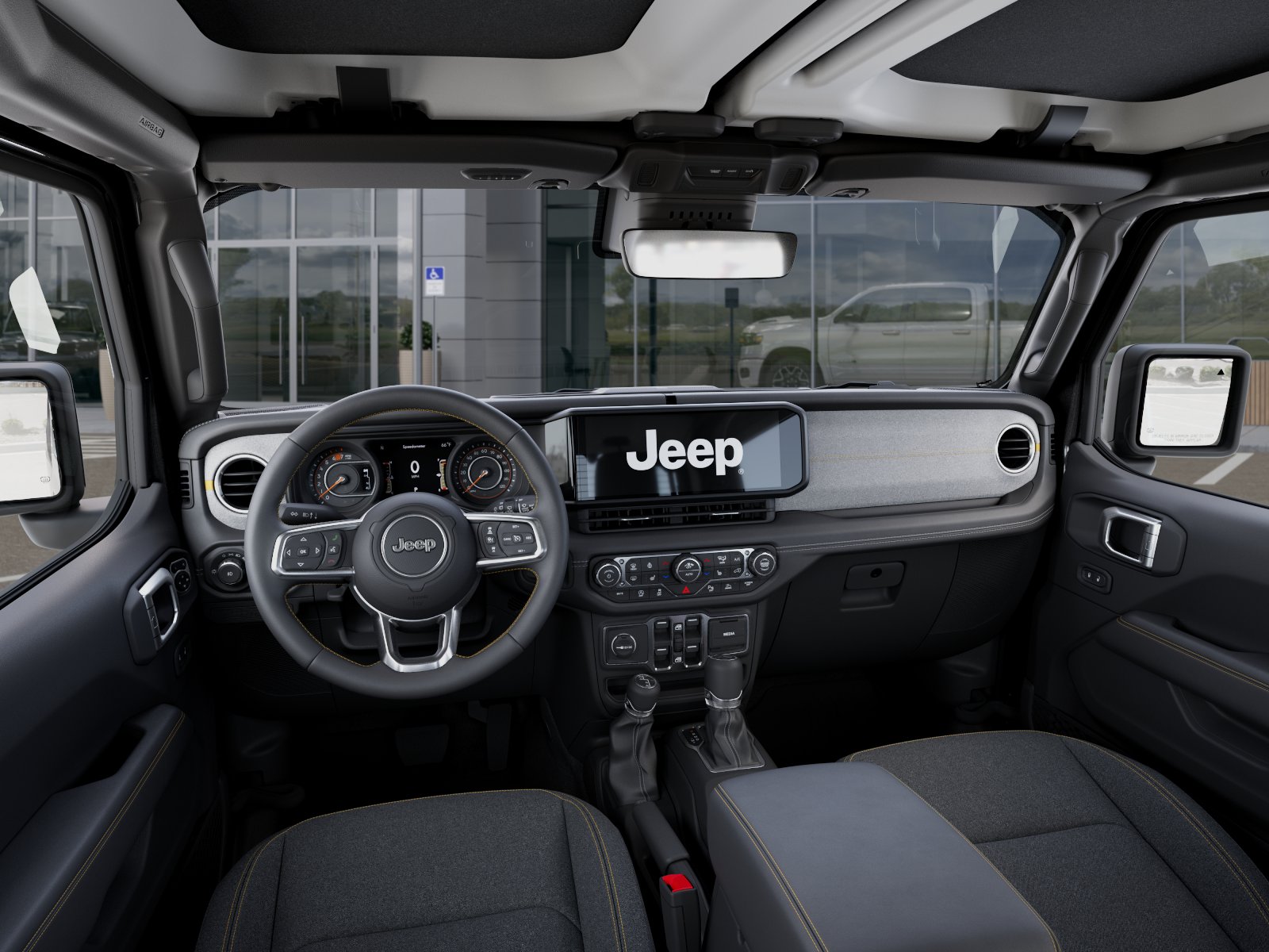 New 2026 Granite Crystal Metallic Clear Jeep WRANGLER 4-DOOR SAHARA image 14