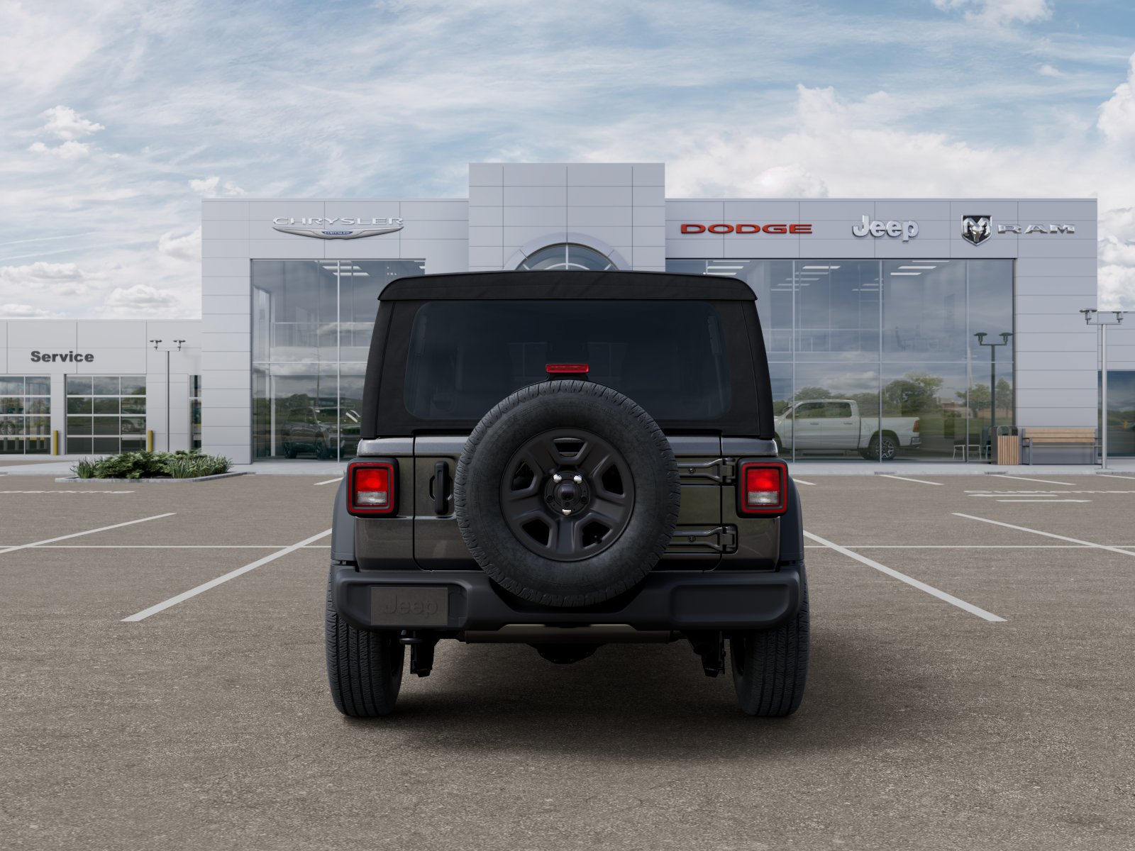 New 2026 Granite Crystal Metallic Clear-Coat Exterior Paint Jeep Sport image 68