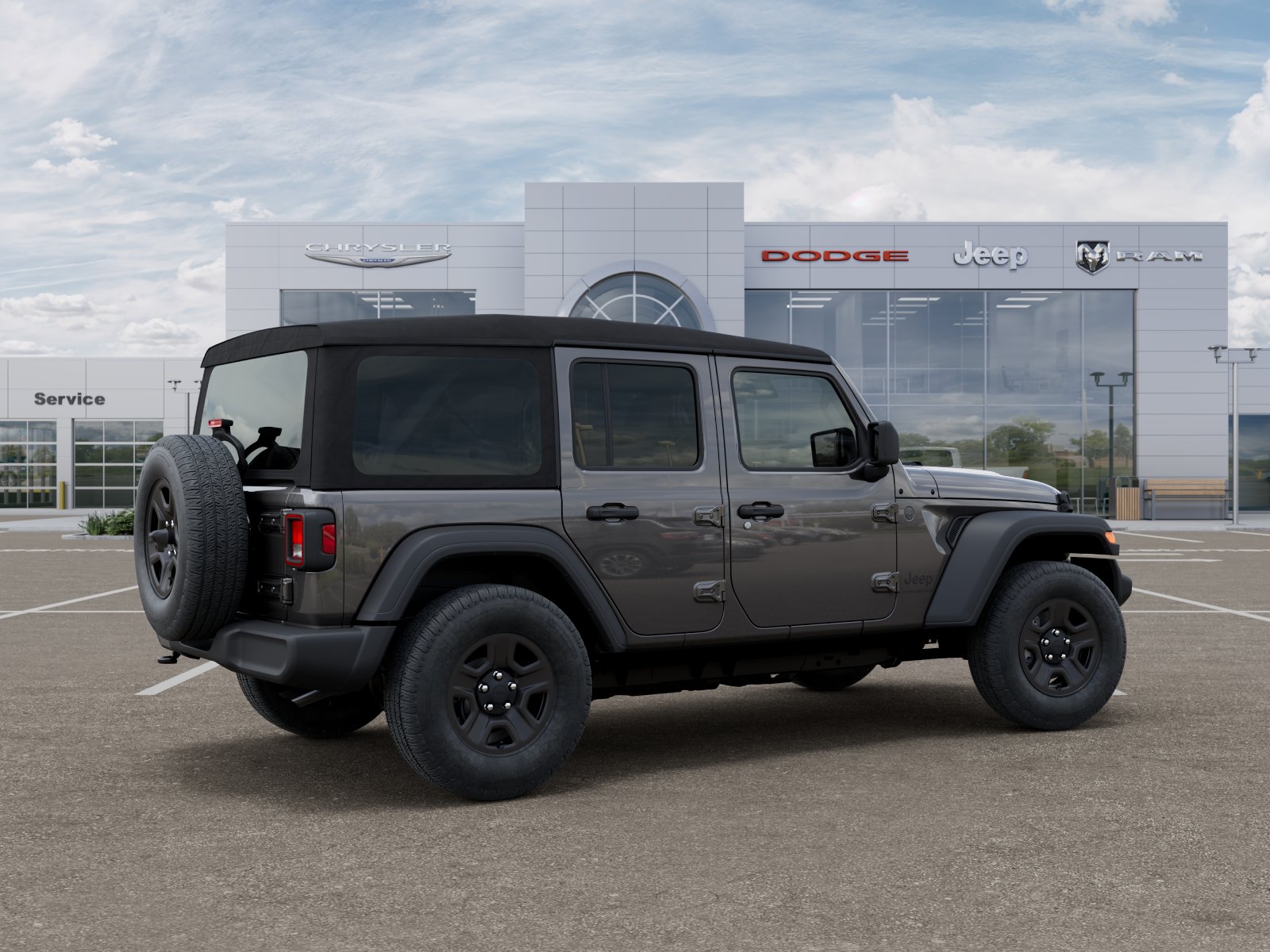 New 2026 Granite Crystal Metallic Clear-Coat Exterior Paint Jeep Sport image 69