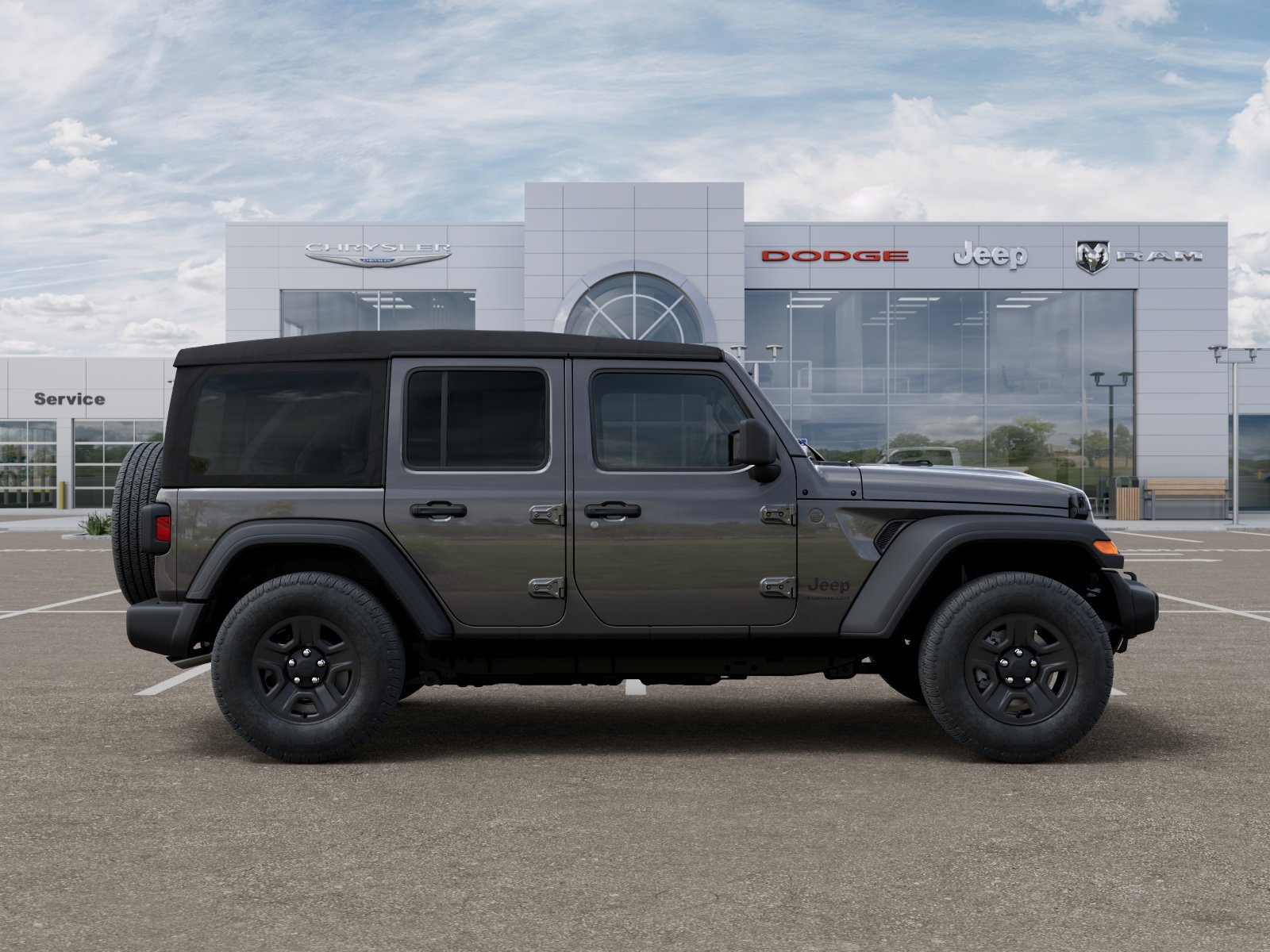 New 2026 Granite Crystal Metallic Clear-Coat Exterior Paint Jeep Sport image 84