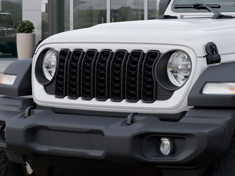 New 2026 Bright White Clear-Coat Exterior Paint Jeep Sport S image 23