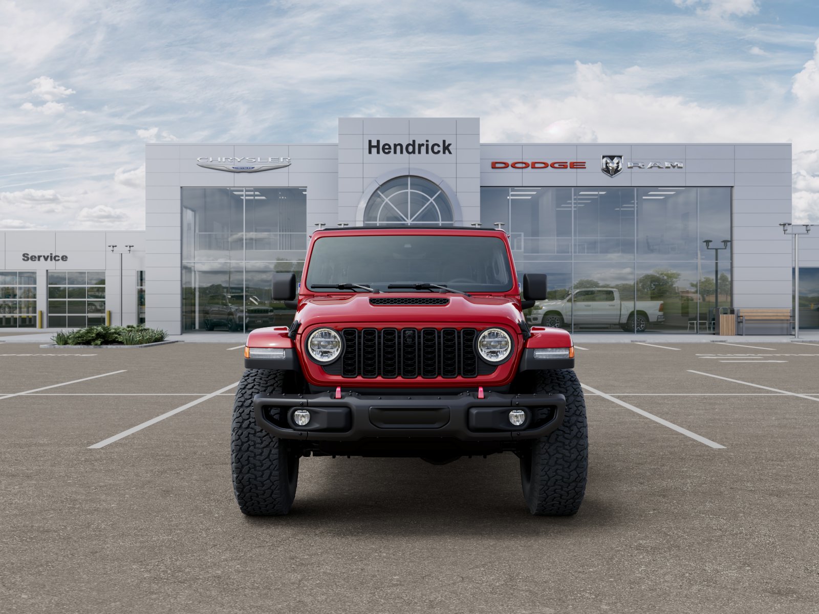 New 2026 Firecracker Red Clear-Coat Exterior Paint Jeep Rubicon image 6