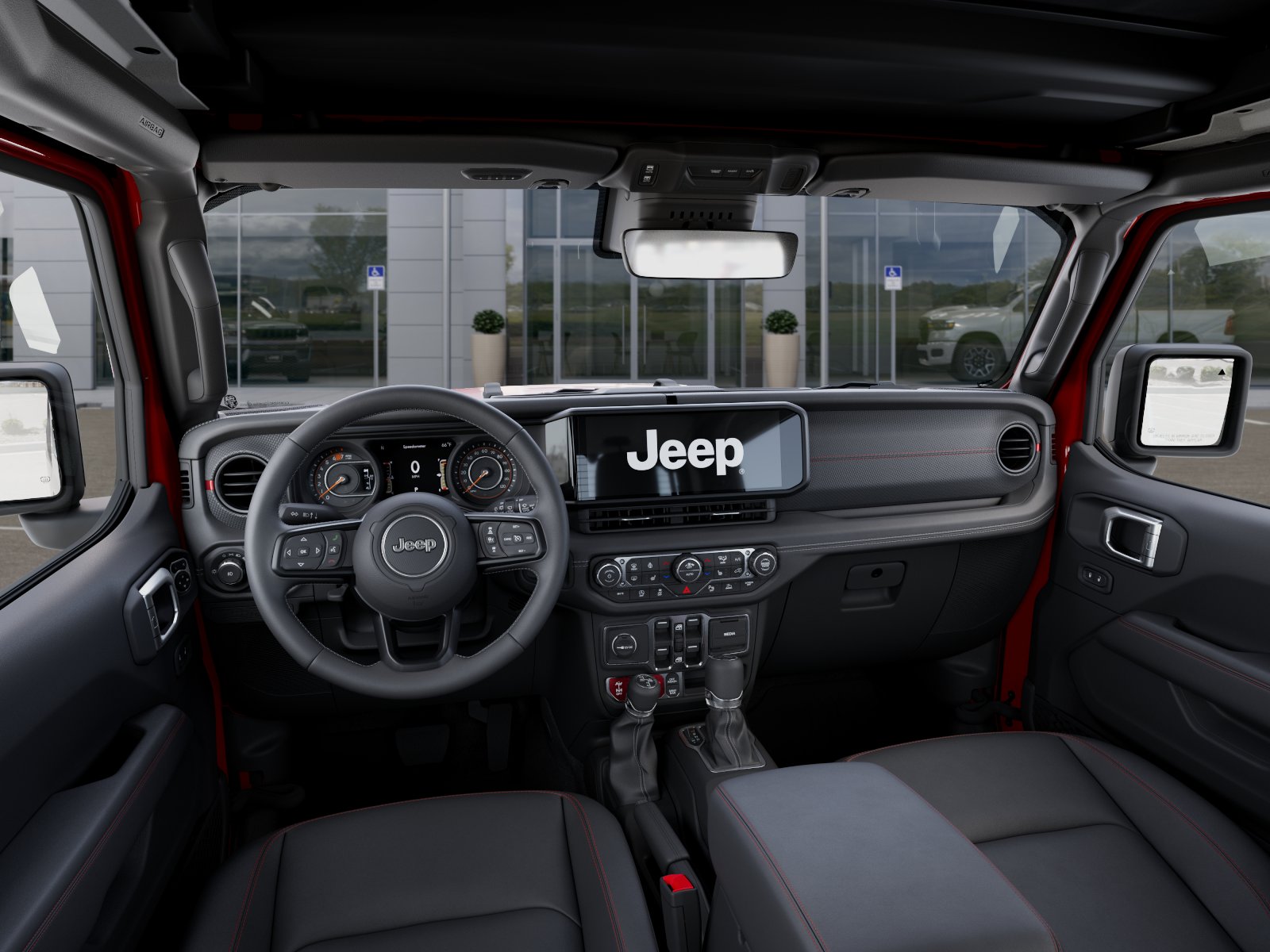 New 2026 Firecracker Red Clear-Coat Exterior Paint Jeep Rubicon image 14