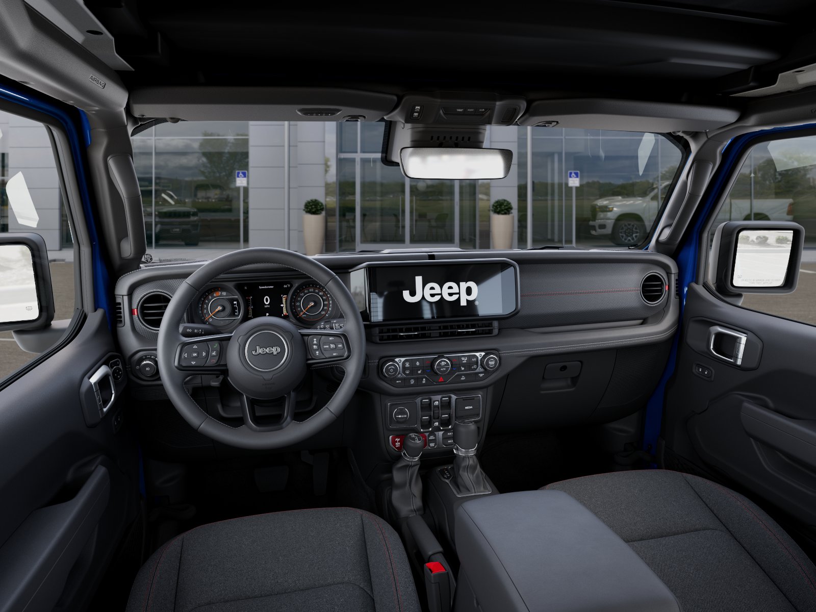 New 2026 Hydro Blue Pearl-Coat Exterior Paint Jeep Rubicon image 13