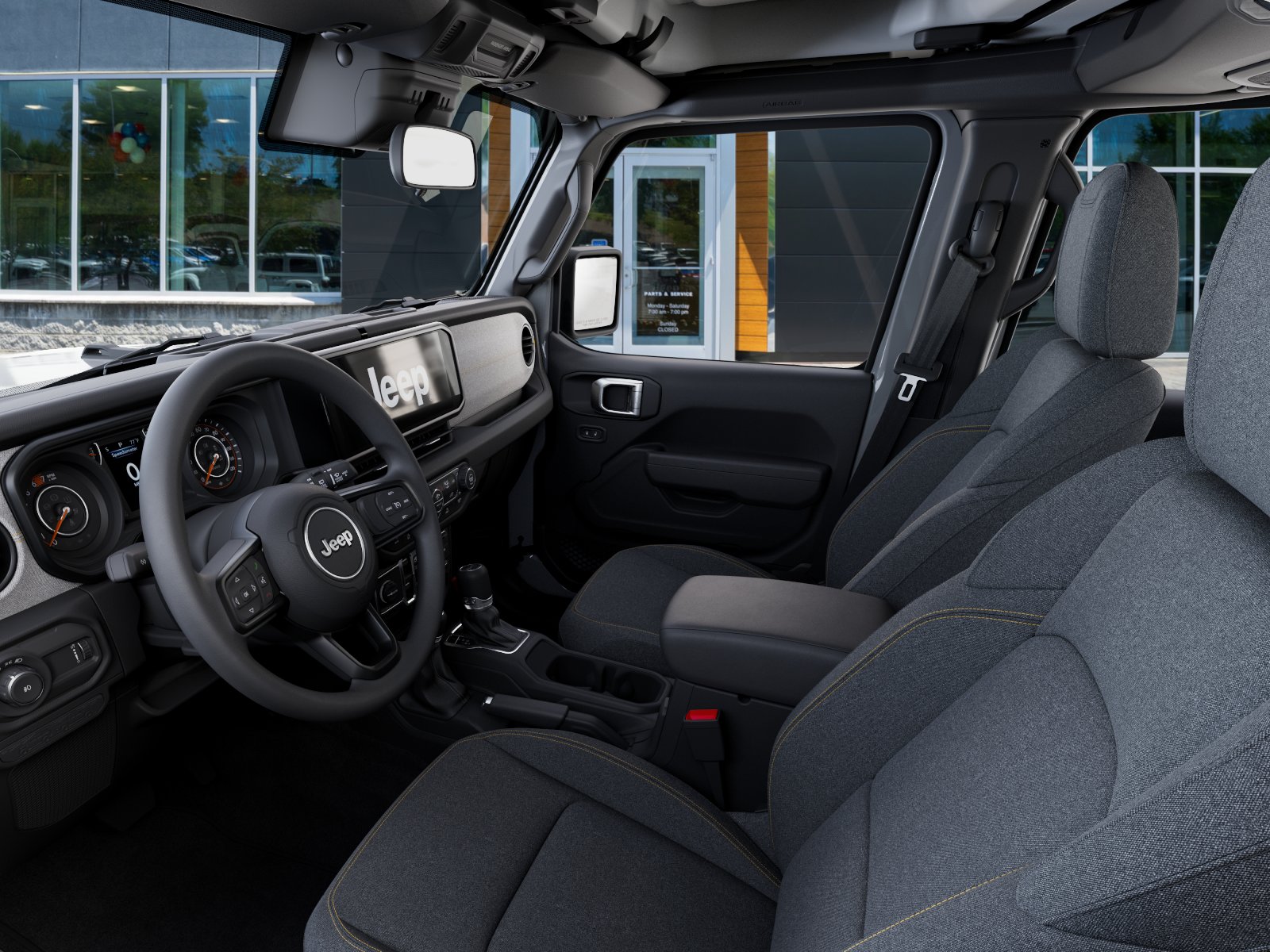 New 2026 Bright White Clearcoat Jeep Sport image 48