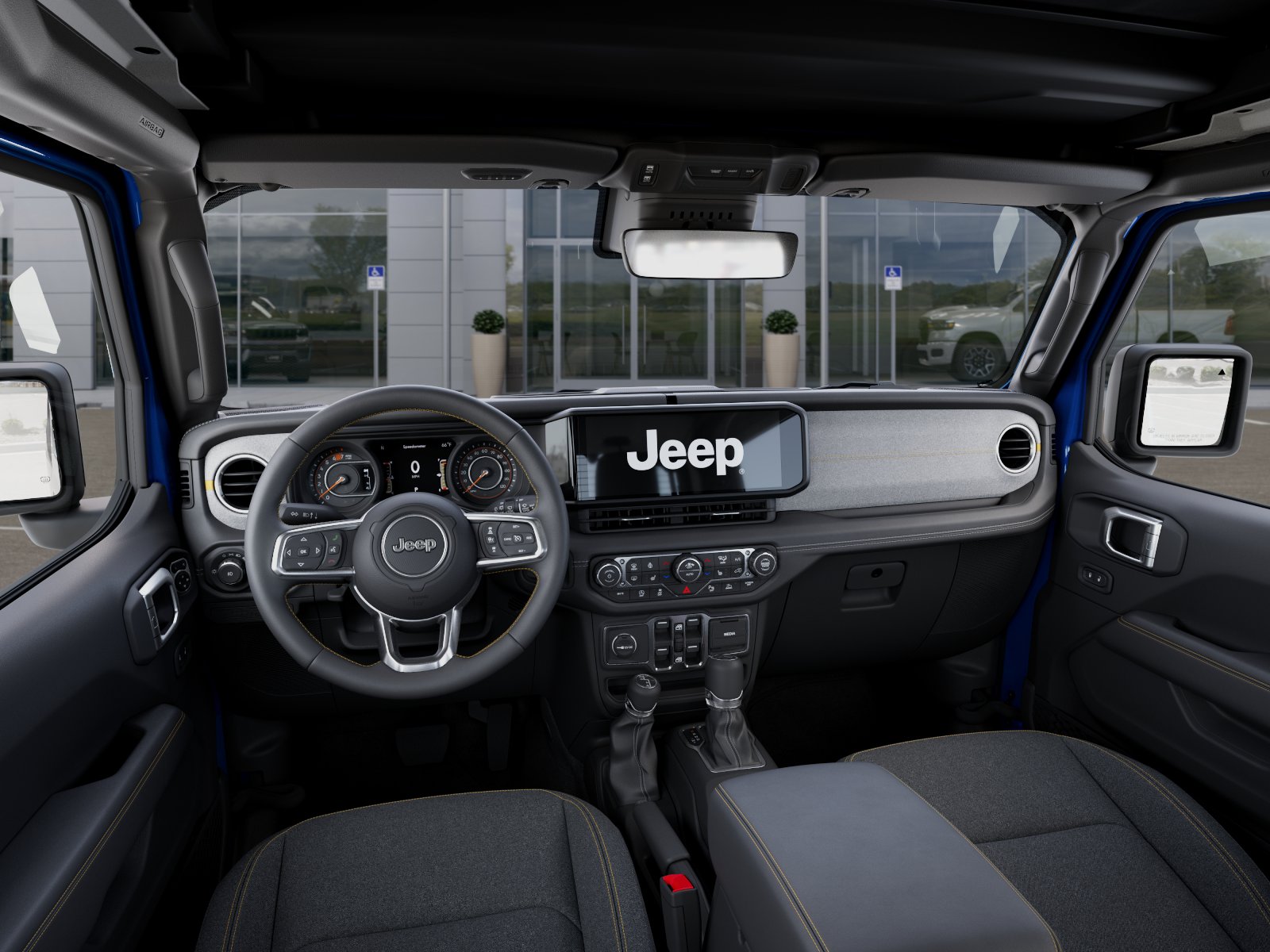 New 2026 Hydro Blue Pearl-Coat Exterior Paint Jeep Sahara image 51