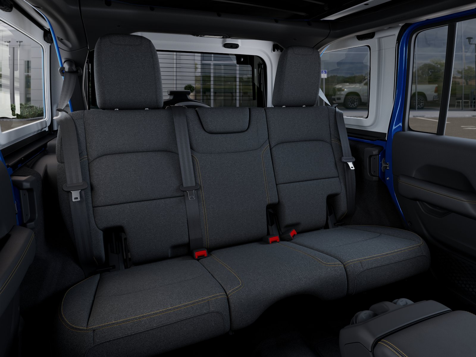 New 2026 Hydro Blue Pearl-Coat Exterior Paint Jeep Sahara image 52