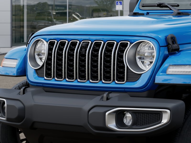 New 2026 Hydro Blue Pearl-Coat Exterior Paint Jeep Sahara image 48
