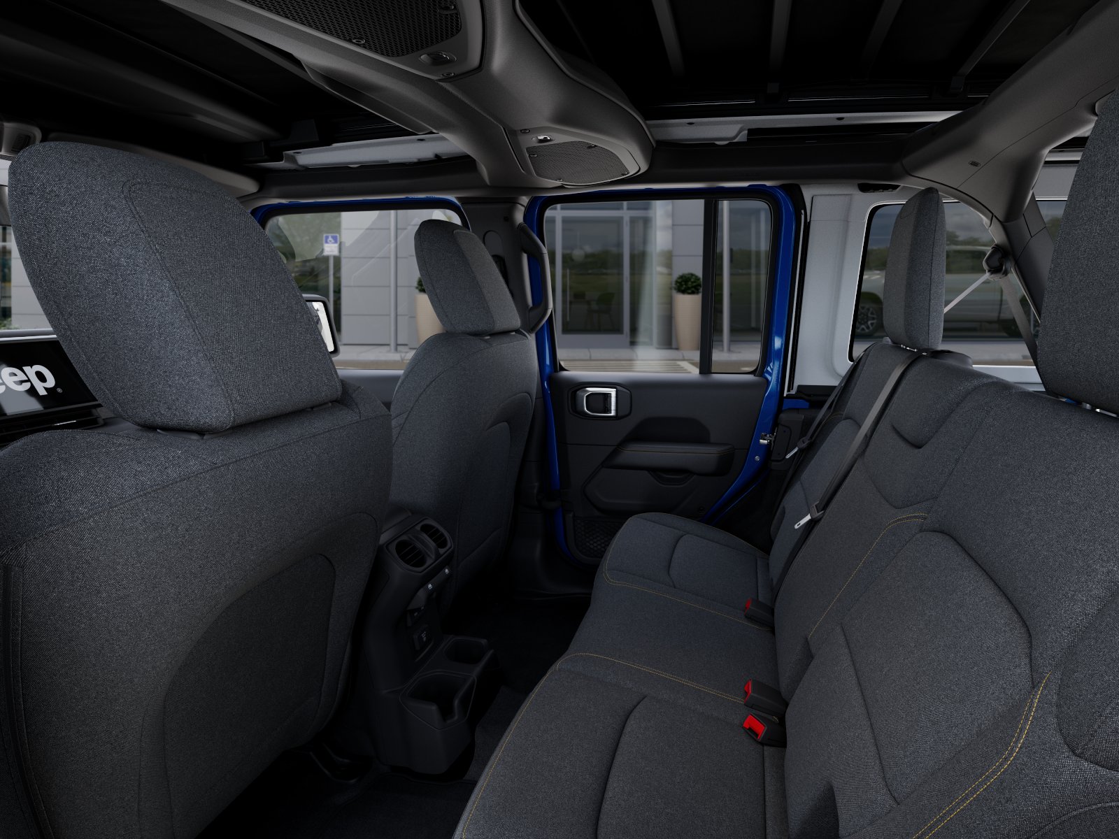 New 2026 Hydro Blue Pearl-Coat Exterior Paint Jeep Sahara image 60