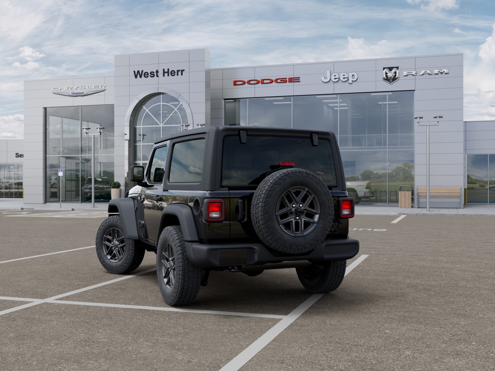 New 2026 Black Clear-Coat Exterior Paint Jeep Sport S image 53