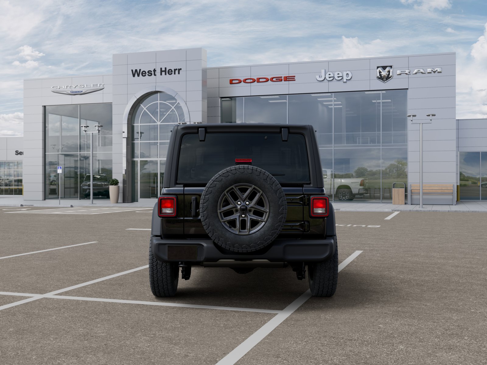 New 2026 Black Clear-Coat Exterior Paint Jeep Sport S image 57