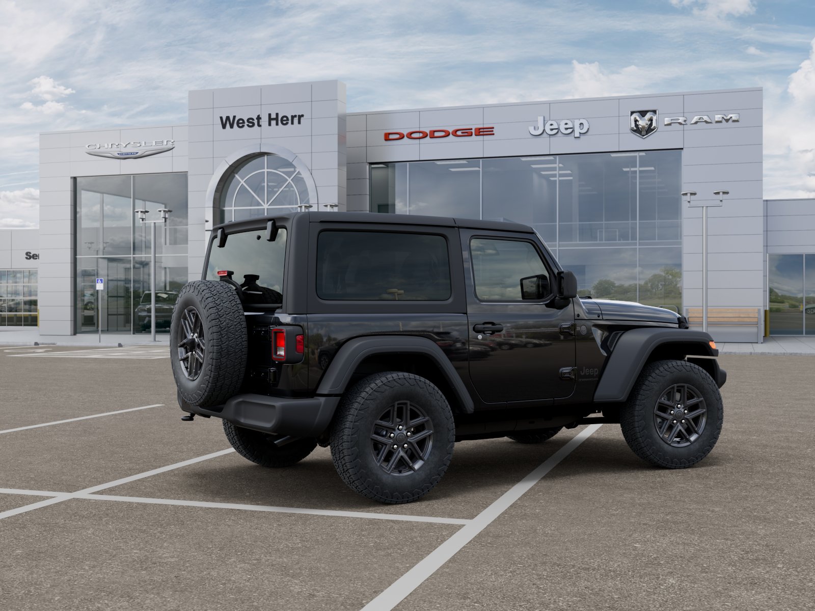 New 2026 Black Clear-Coat Exterior Paint Jeep Sport S image 54