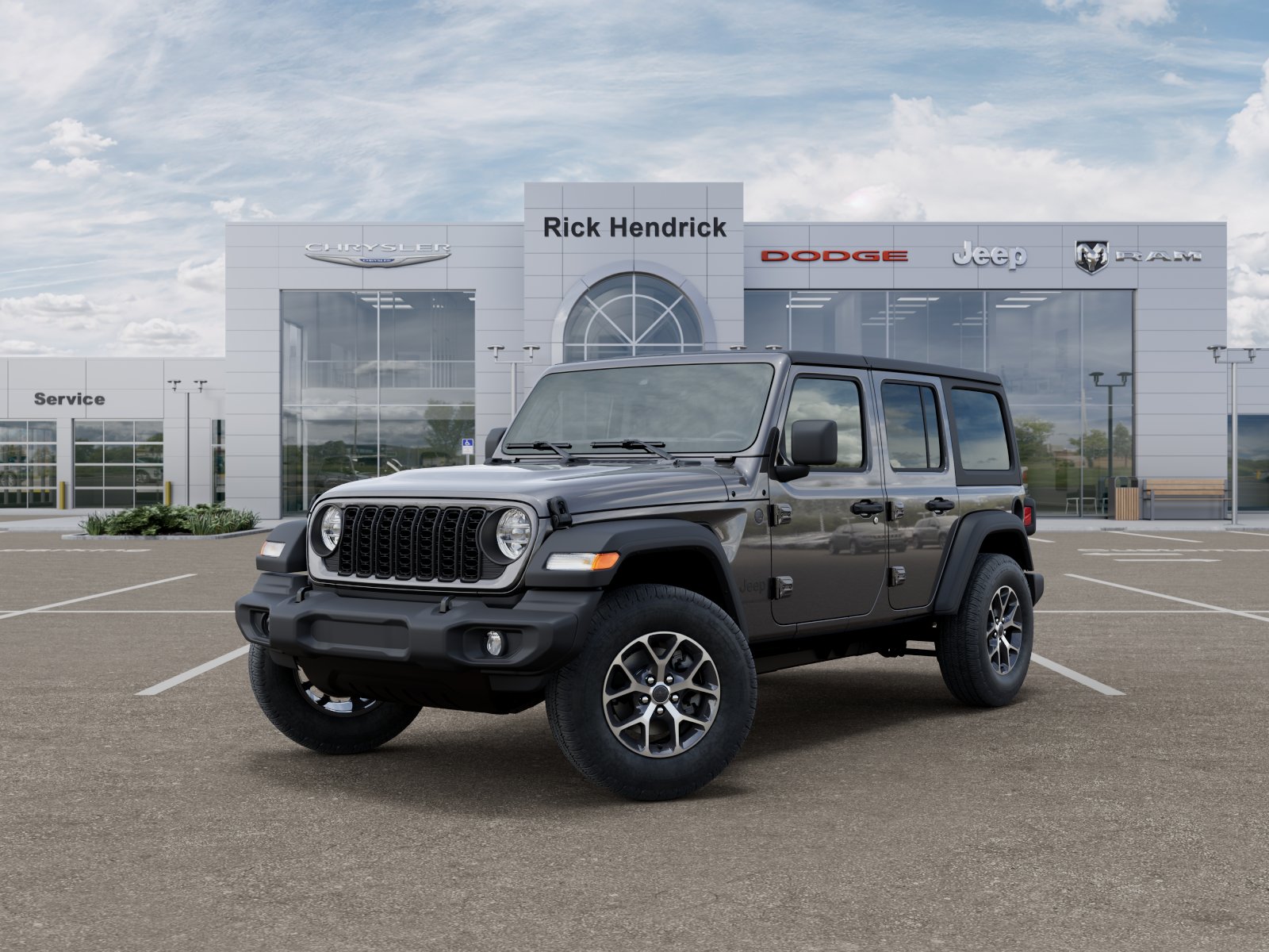 New 2026 Granite Crystal Metallic Clearcoat Jeep Sport S image 36