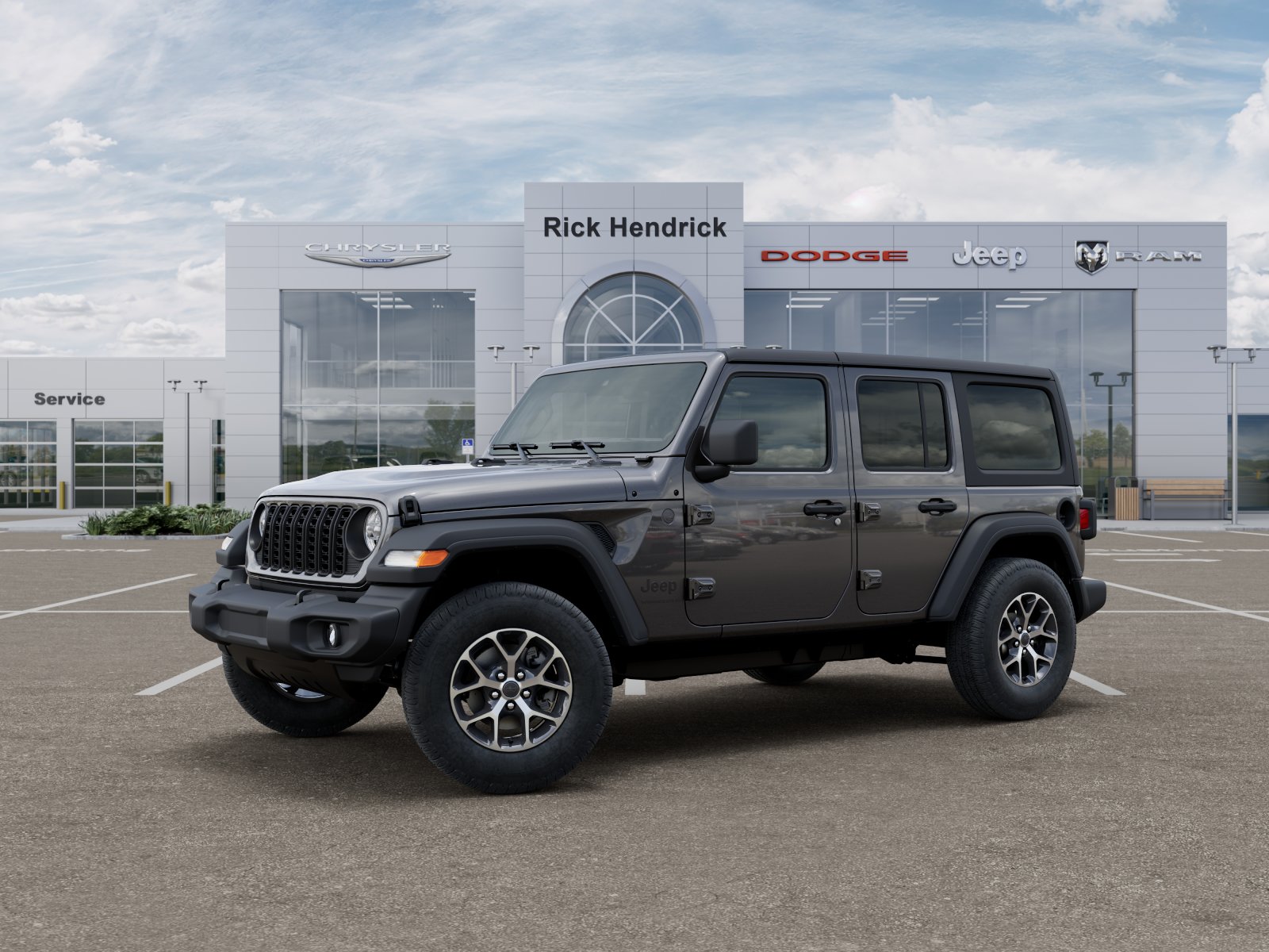 New 2026 Granite Crystal Metallic Clearcoat Jeep Sport S image 37