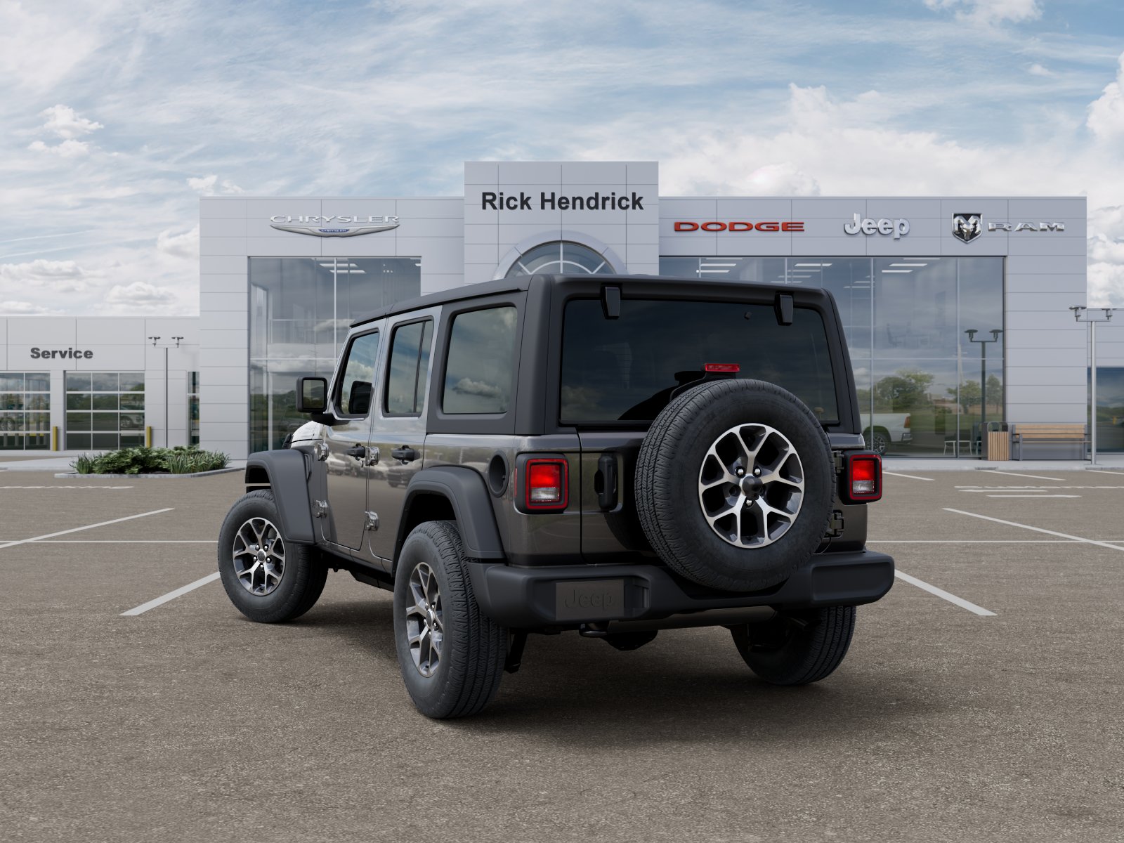 New 2026 Granite Crystal Metallic Clearcoat Jeep Sport S image 38