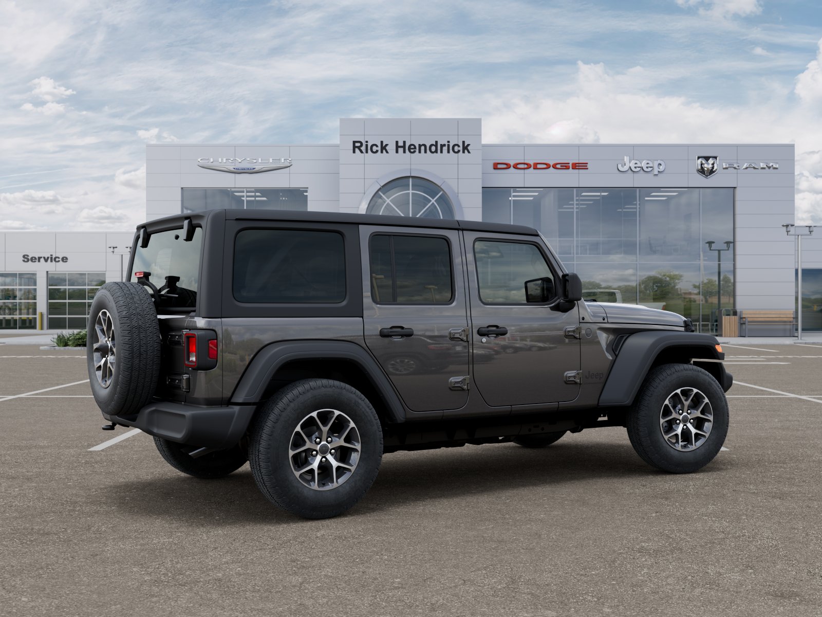 New 2026 Granite Crystal Metallic Clearcoat Jeep Sport S image 39