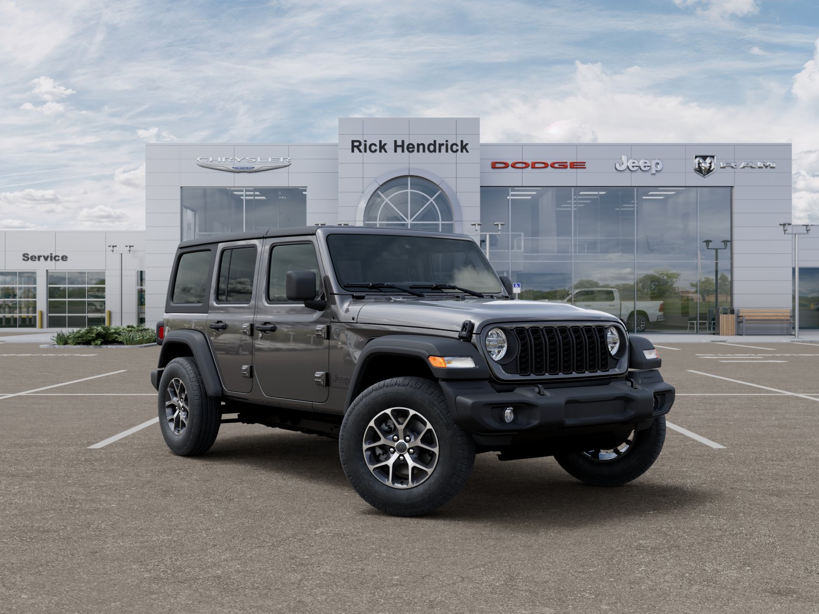 New 2026 Granite Crystal Metallic Clearcoat Jeep Sport S image 35