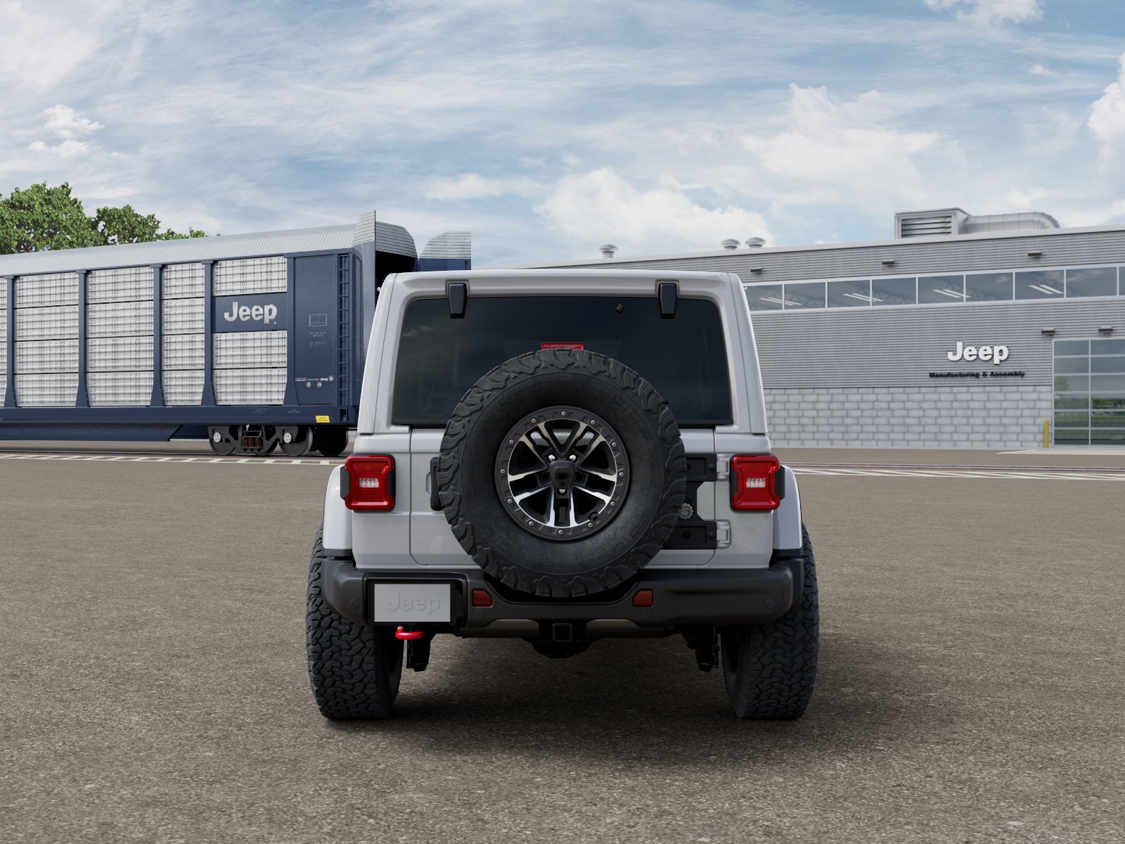 New 2026 Bright White Clear-Coat Exterior Paint Jeep Rubicon X image 7