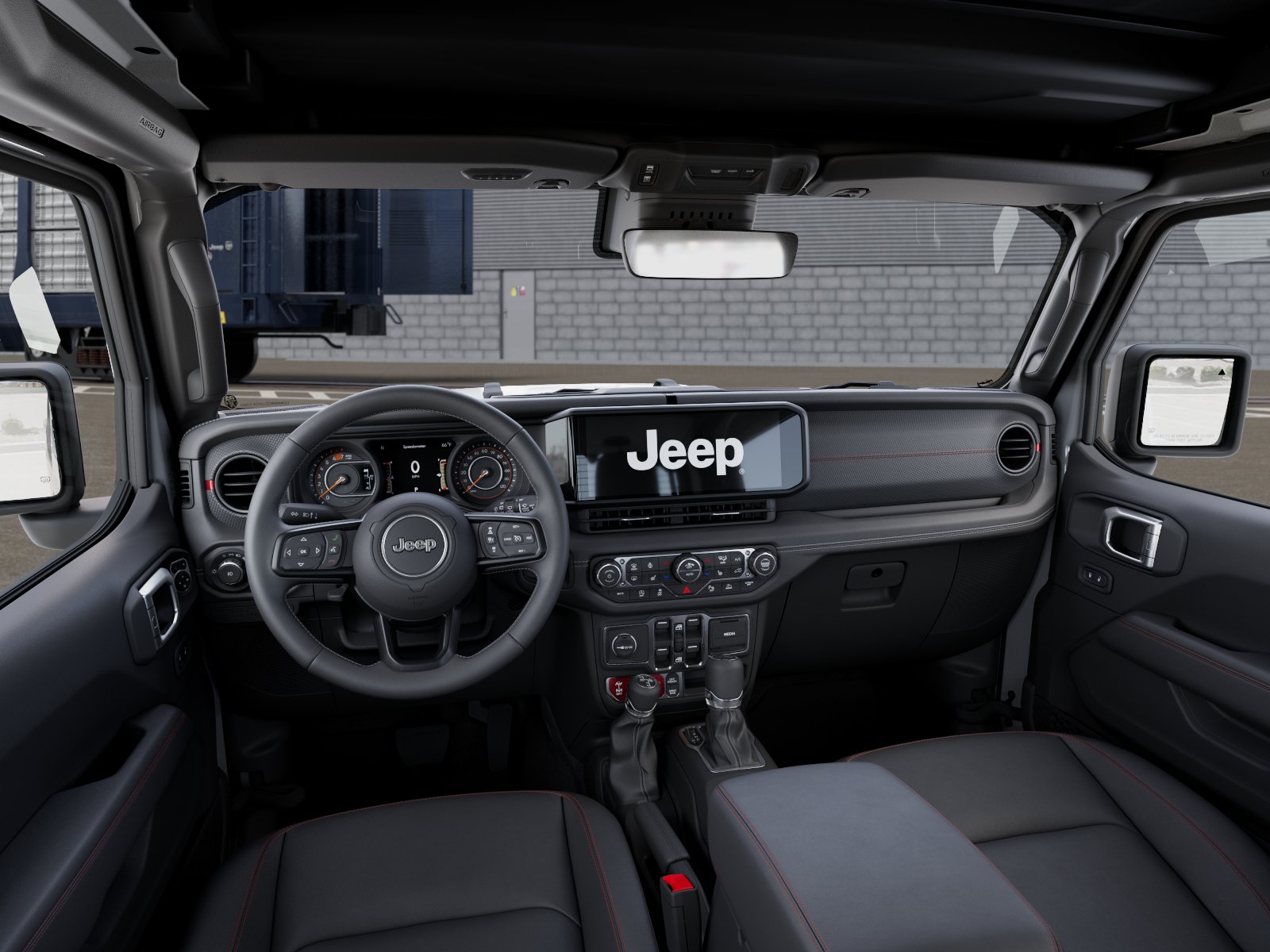 New 2026 Bright White Clear-Coat Exterior Paint Jeep Rubicon X image 14