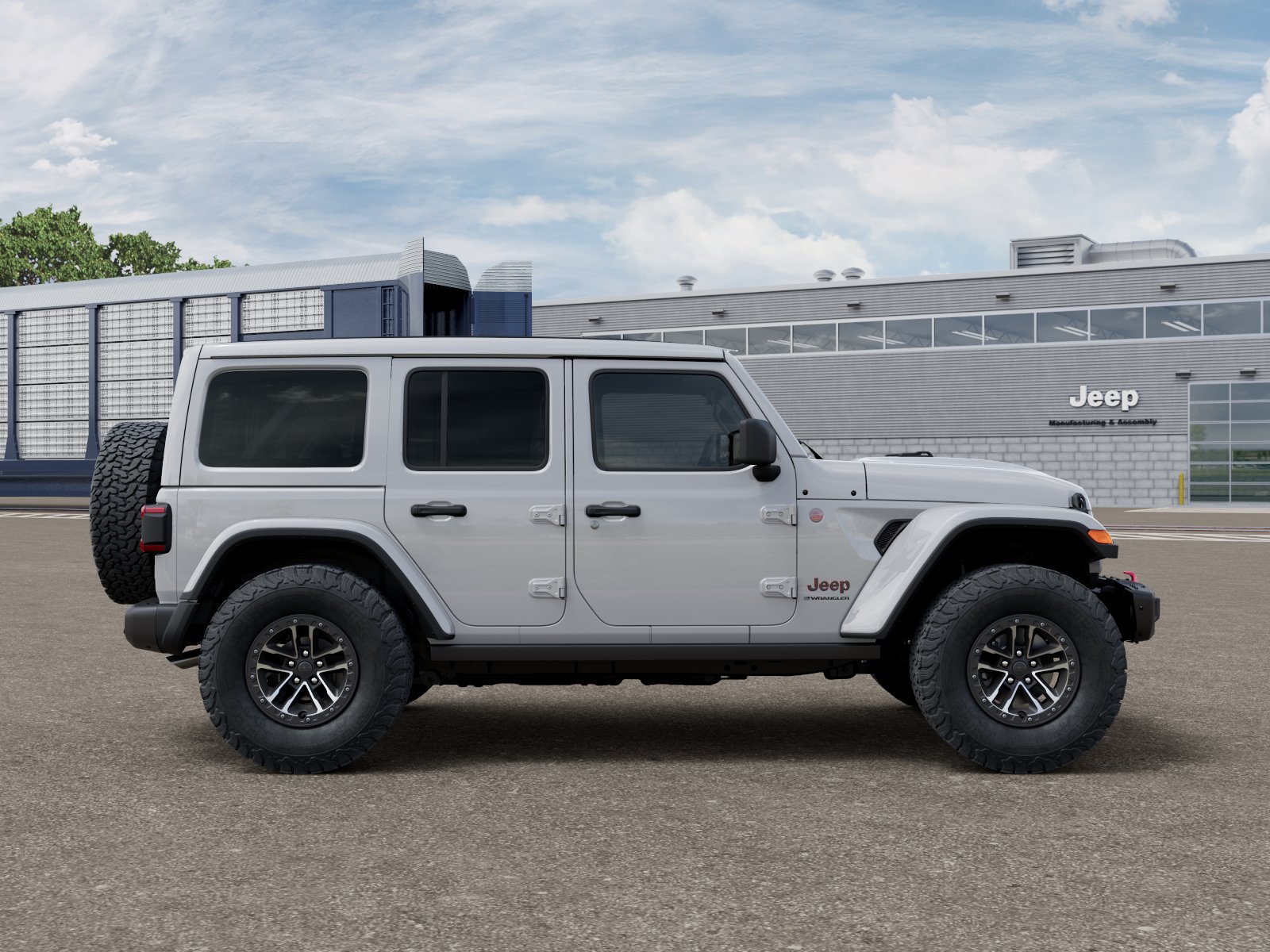 New 2026 Bright White Clear-Coat Exterior Paint Jeep Rubicon X image 21
