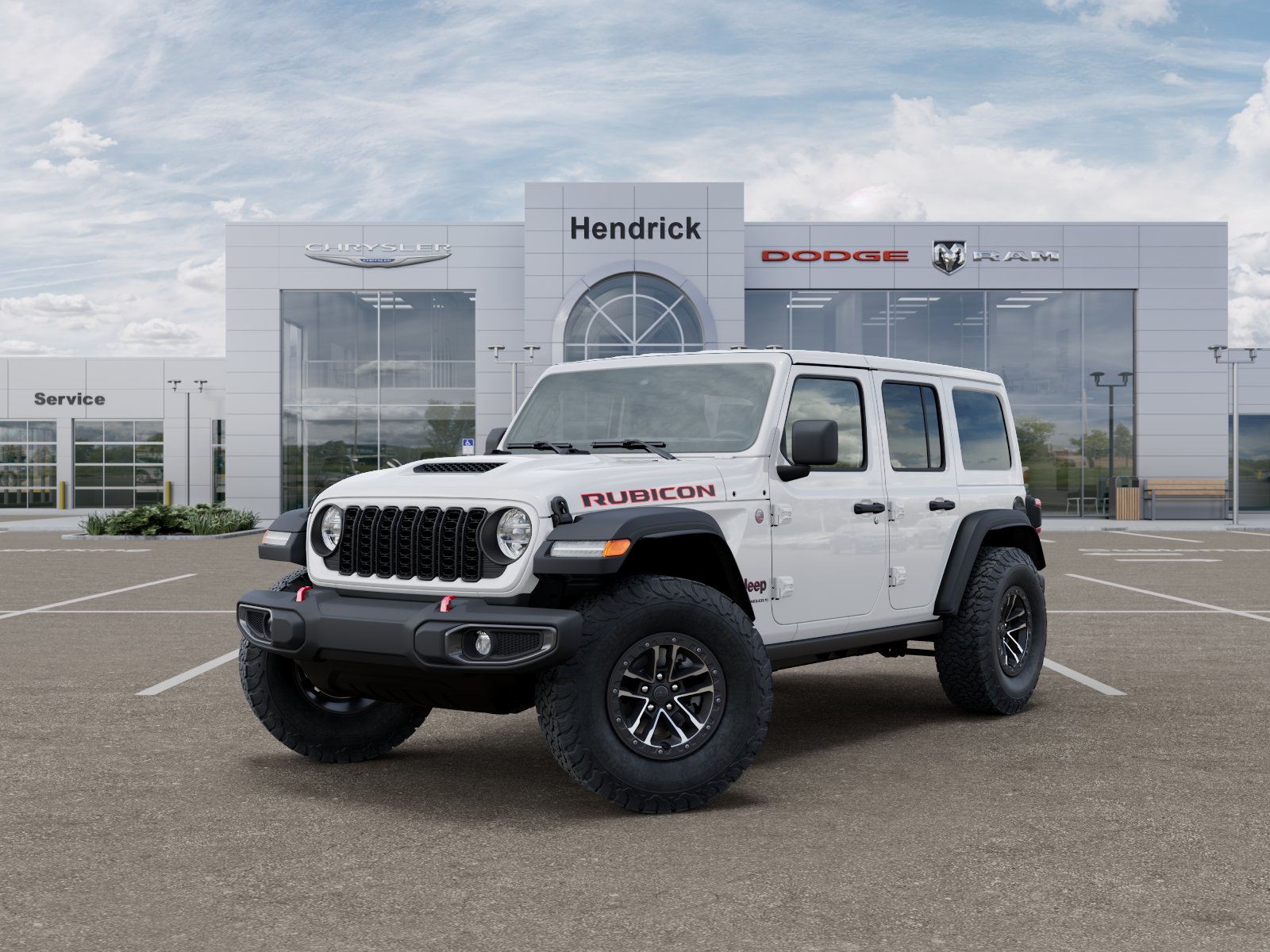 New 2026 Bright White Clear-Coat Exterior Paint Jeep Rubicon image 35