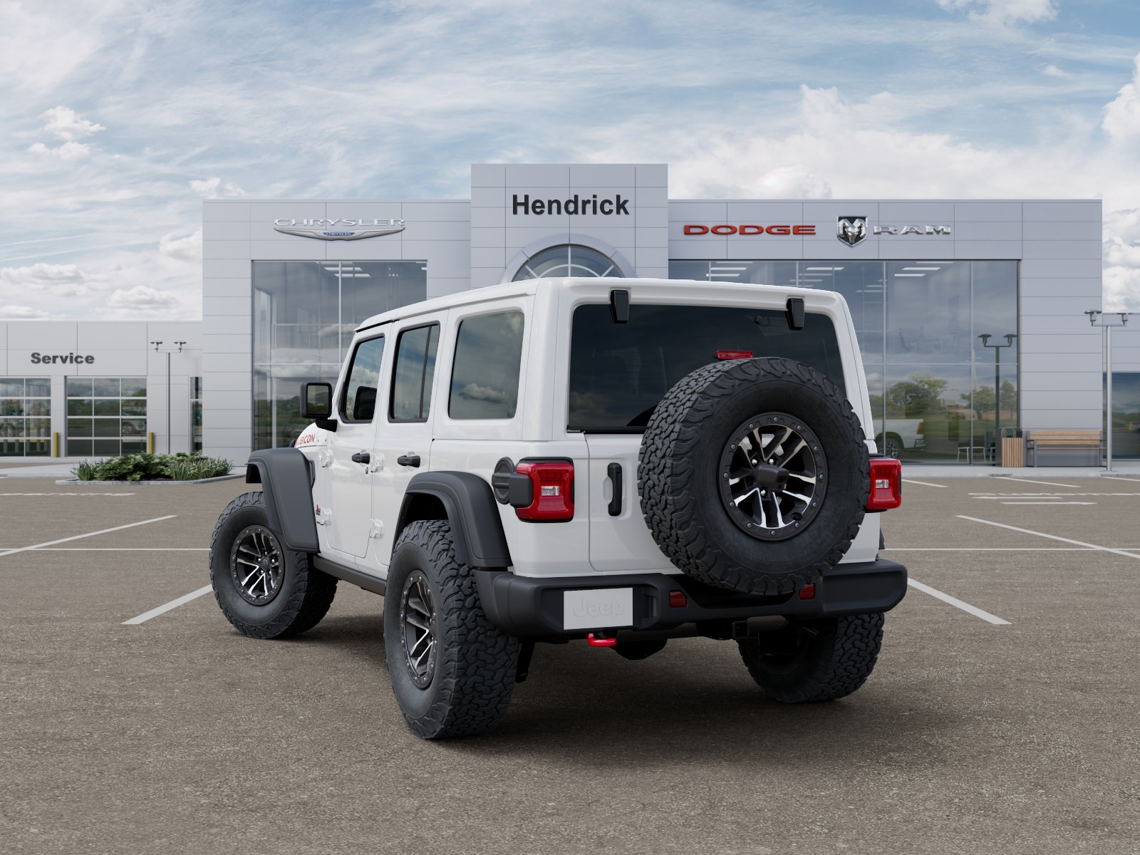 New 2026 Bright White Clear-Coat Exterior Paint Jeep Rubicon image 37