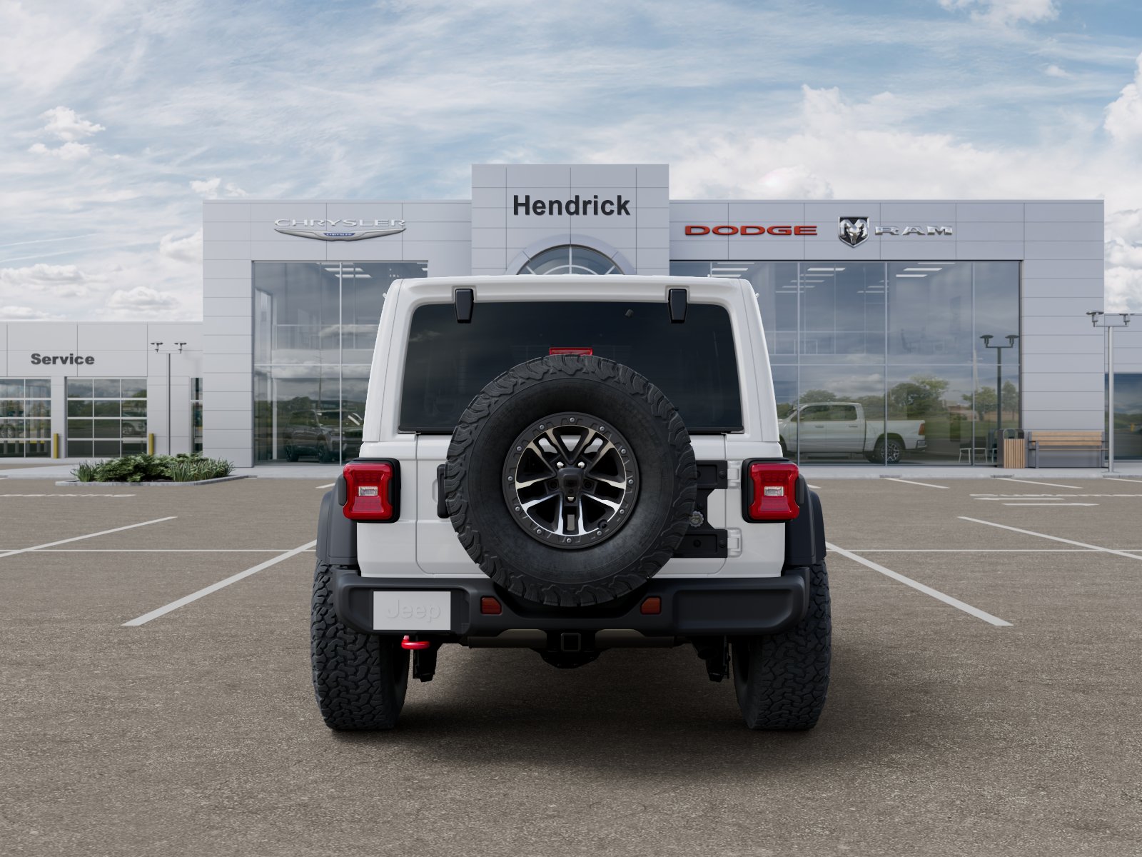 New 2026 Bright White Clear-Coat Exterior Paint Jeep Rubicon image 41