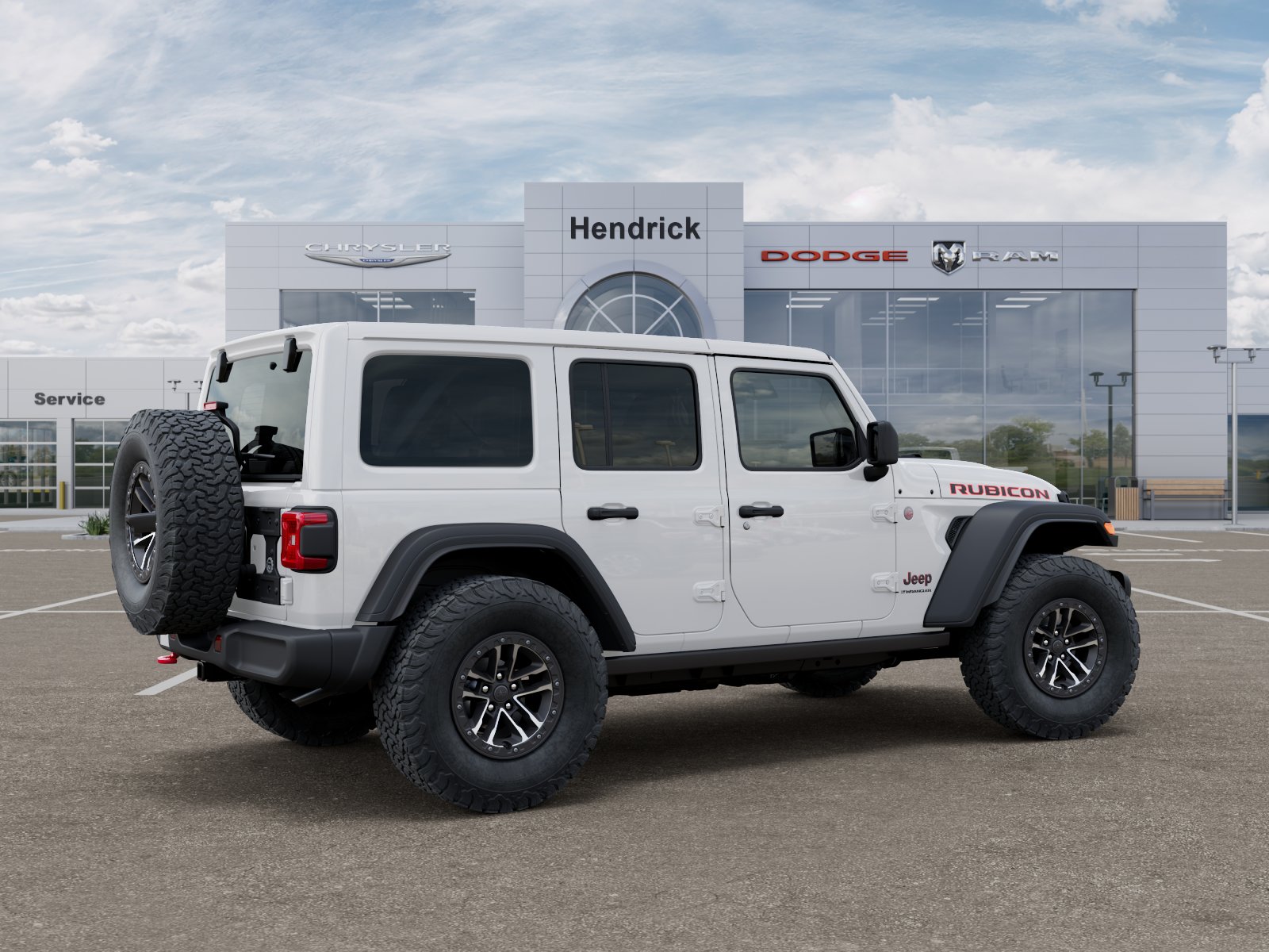 New 2026 Bright White Clear-Coat Exterior Paint Jeep Rubicon image 38