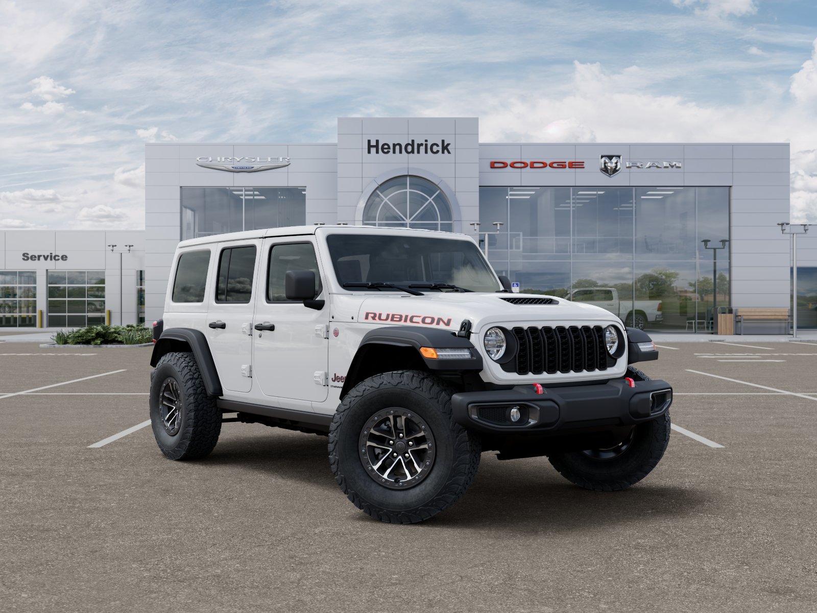 New 2026 Bright White Clear-Coat Exterior Paint Jeep Rubicon image 39
