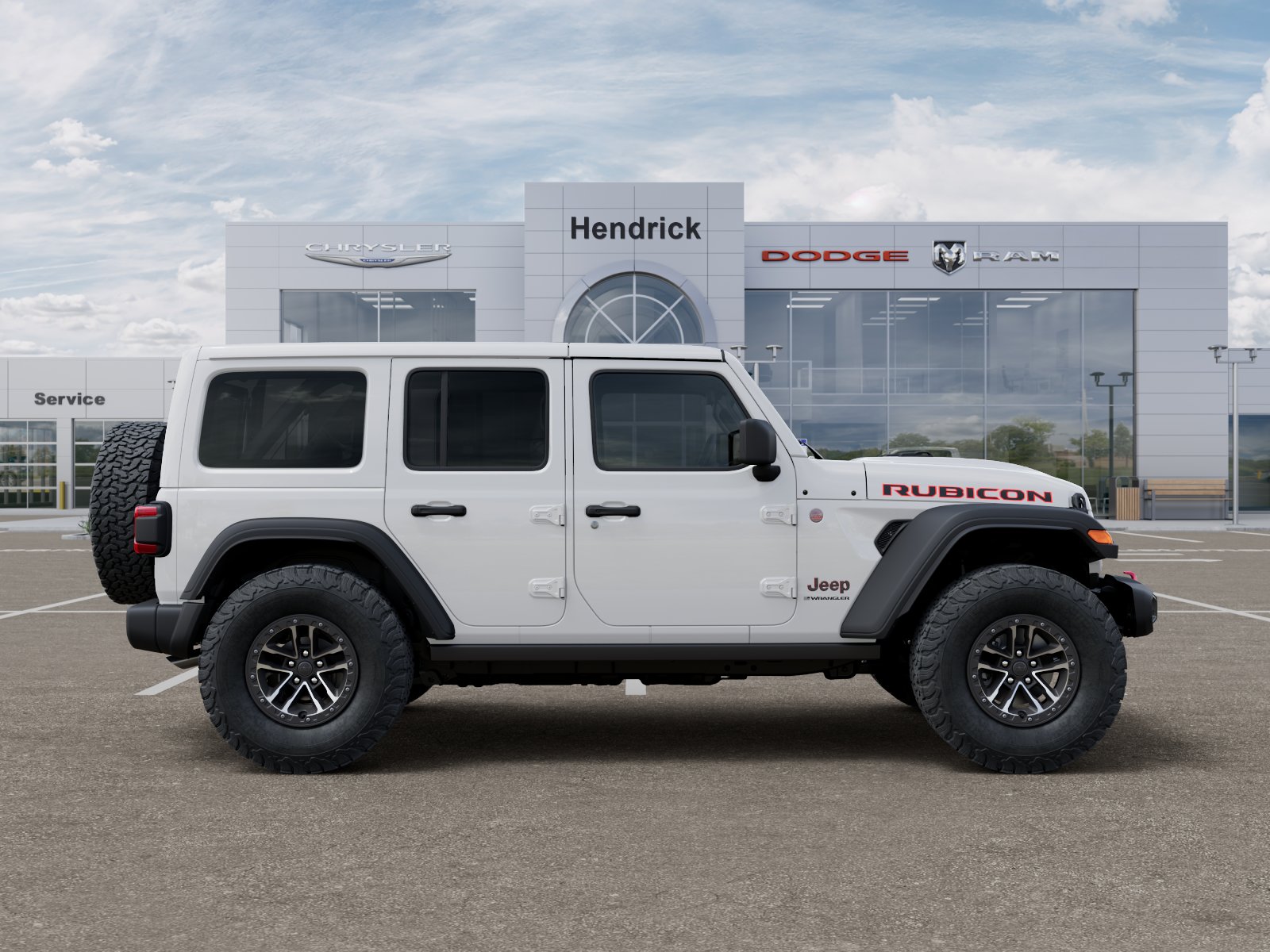 New 2026 Bright White Clear-Coat Exterior Paint Jeep Rubicon image 55