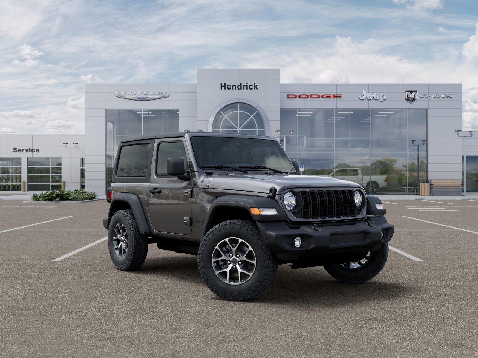 New 2026 Granite Crystal Metallic Clear-Coat Exterior Paint Jeep Sport S image 37
