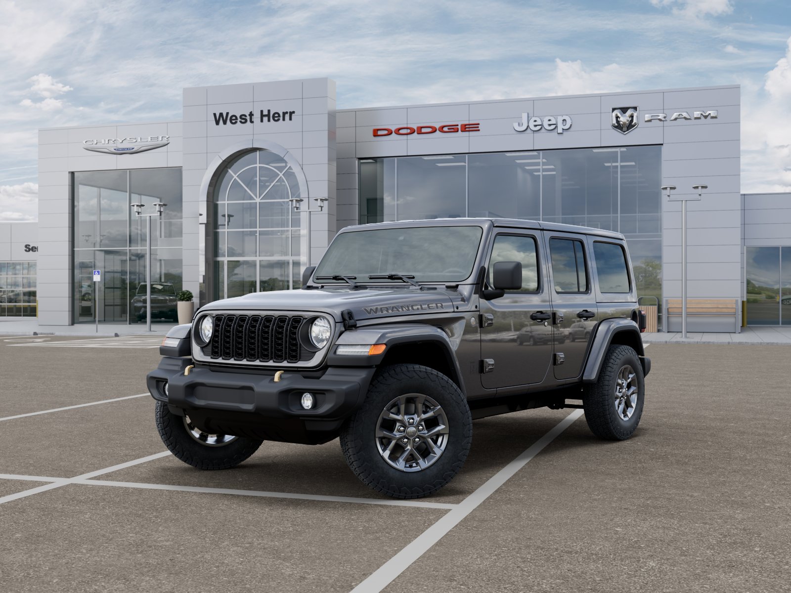 New 2026 Granite Crystal Metallic Clear-Coat Exterior Paint Jeep WRANGLER 4-DOOR 85TH ANNIVERSA image 101