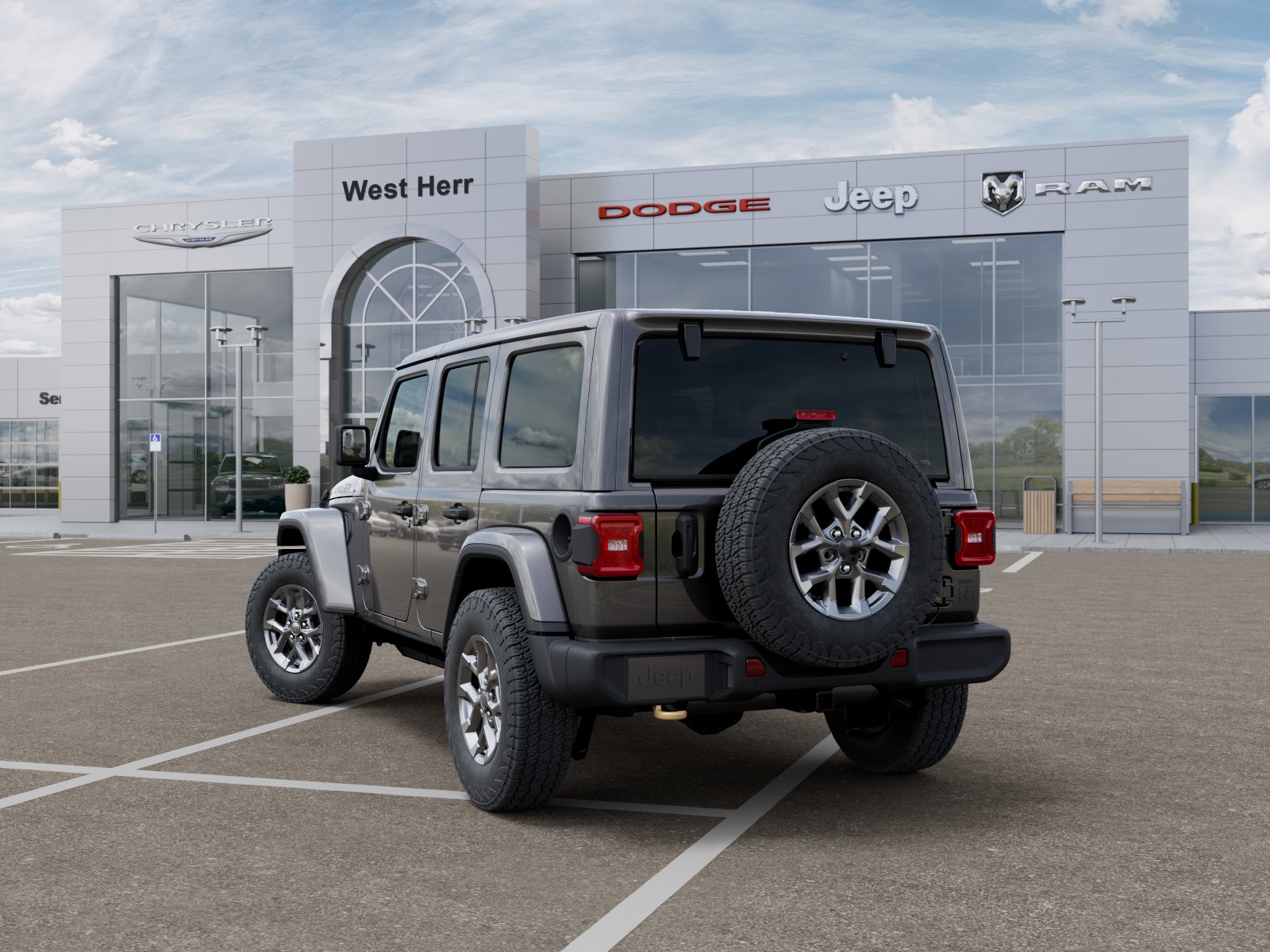 New 2026 Granite Crystal Metallic Clear-Coat Exterior Paint Jeep WRANGLER 4-DOOR 85TH ANNIVERSA image 103