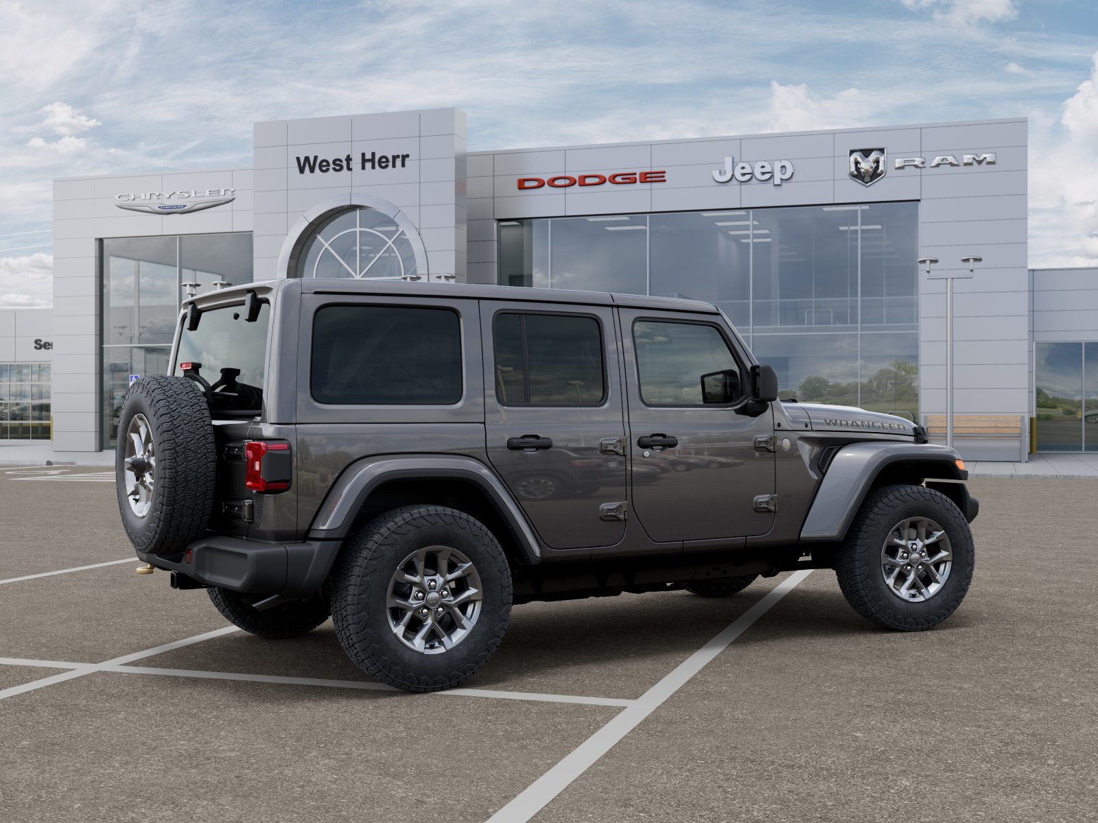 New 2026 Granite Crystal Metallic Clear-Coat Exterior Paint Jeep WRANGLER 4-DOOR 85TH ANNIVERSA image 104
