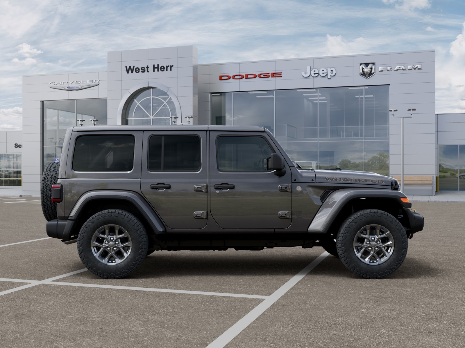 New 2026 Granite Crystal Metallic Clear-Coat Exterior Paint Jeep WRANGLER 4-DOOR 85TH ANNIVERSA image 121