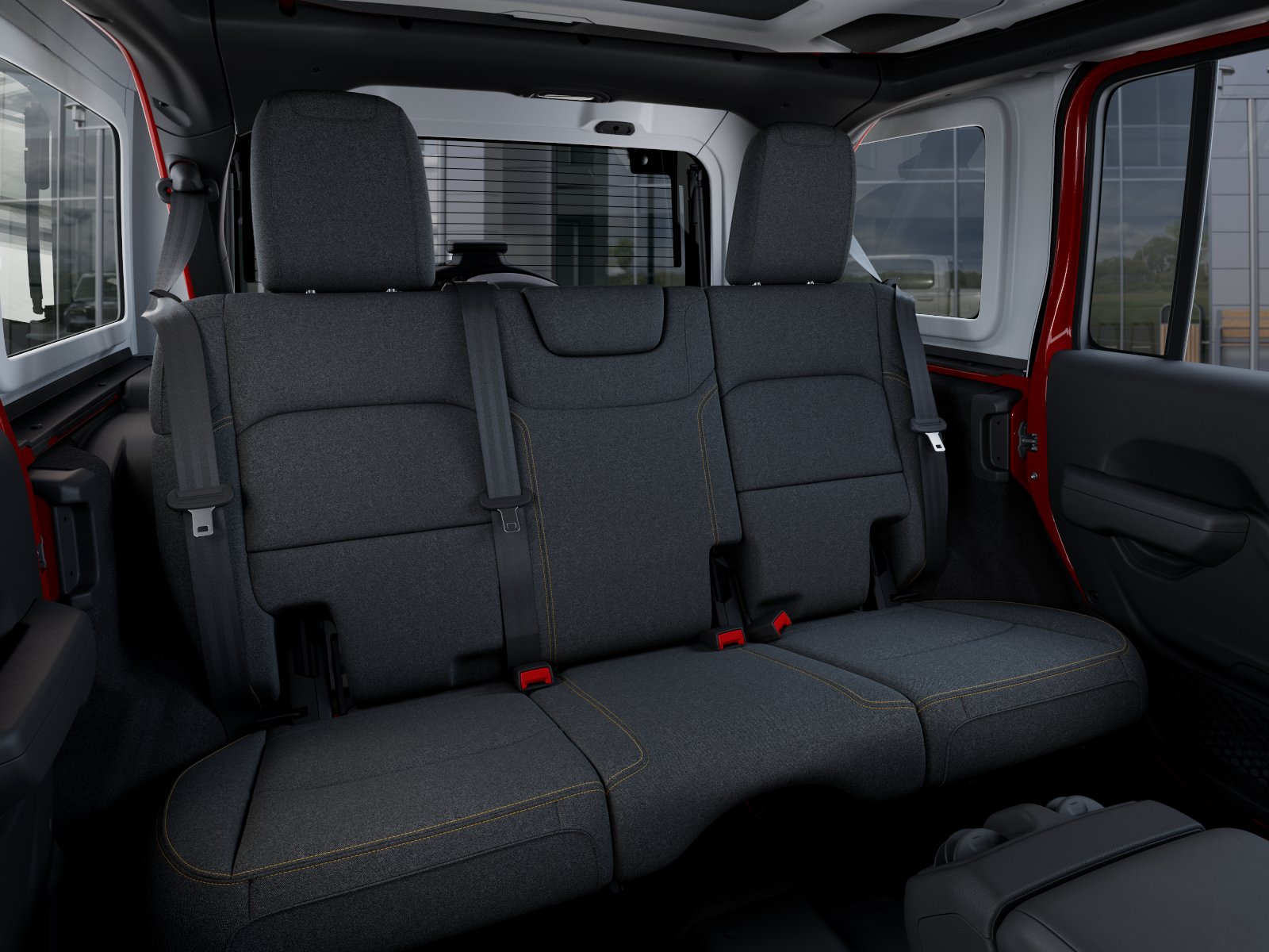 New 2026 Firecracker Red Clear-Coat Exterior Paint Jeep WRANGLER 4-DOOR WILLYS image 115