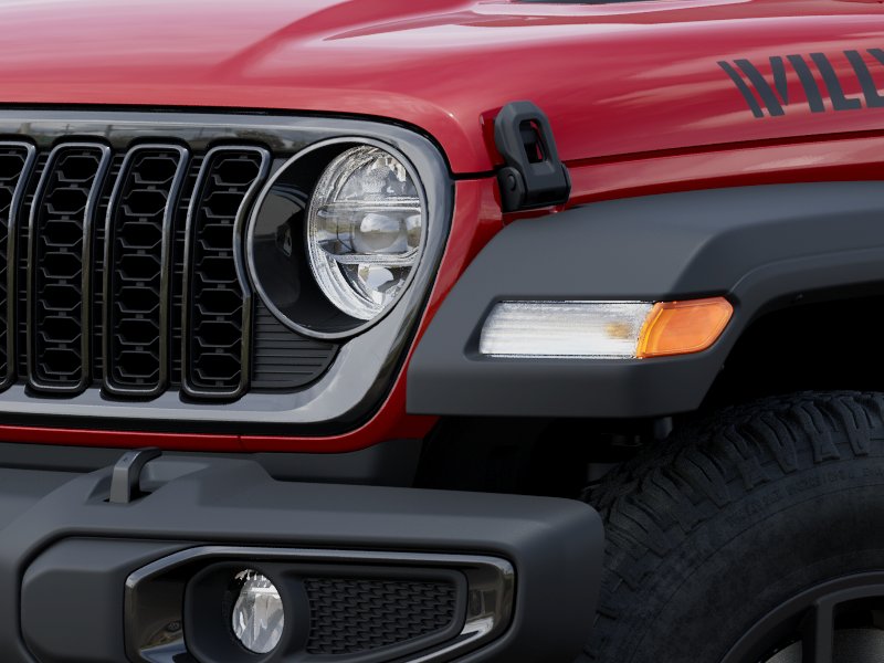 New 2026 Firecracker Red Clear-Coat Exterior Paint Jeep WRANGLER 4-DOOR WILLYS image 110